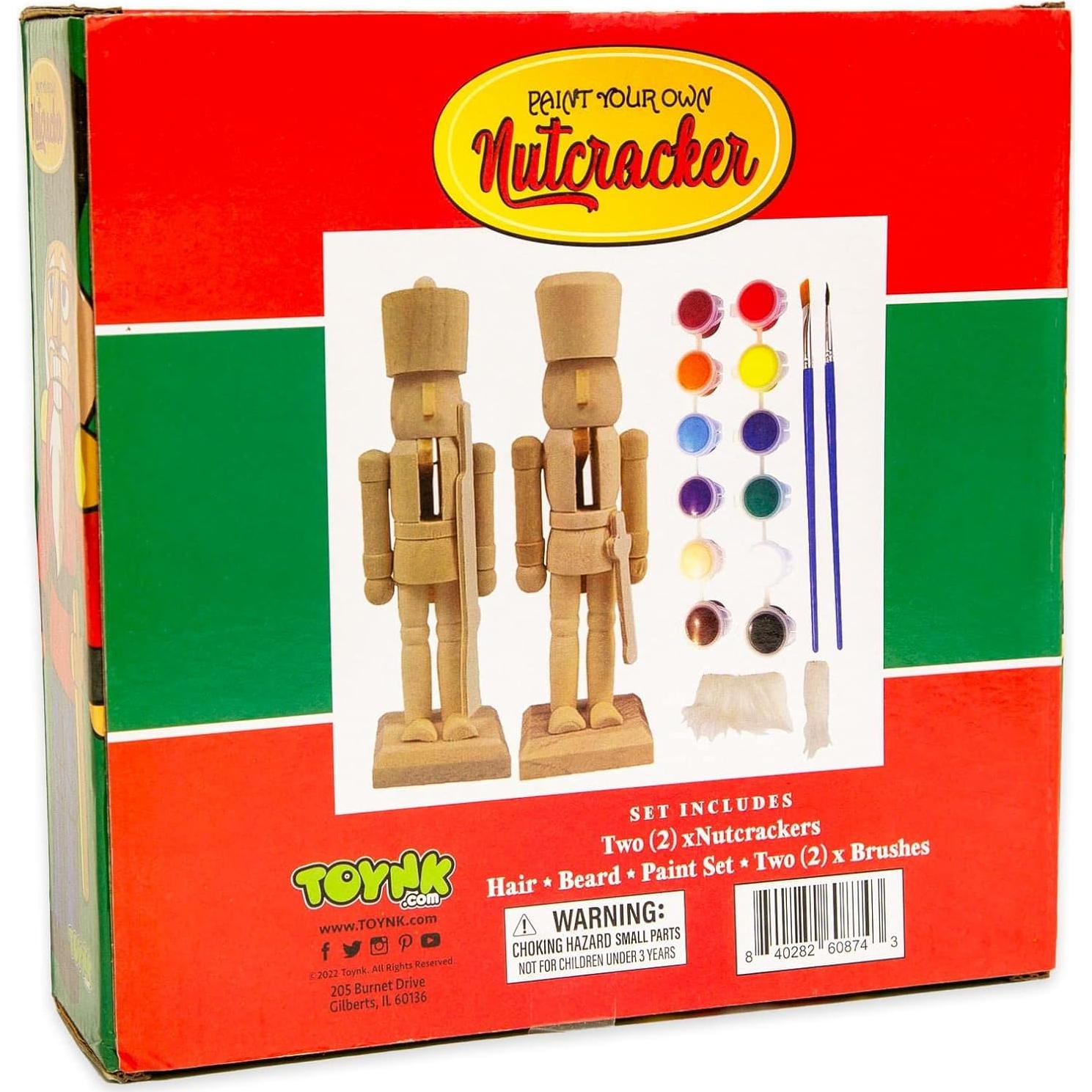 Kit de Manualidades Toynk - Pinta Soldados de Madera 2 Piezas