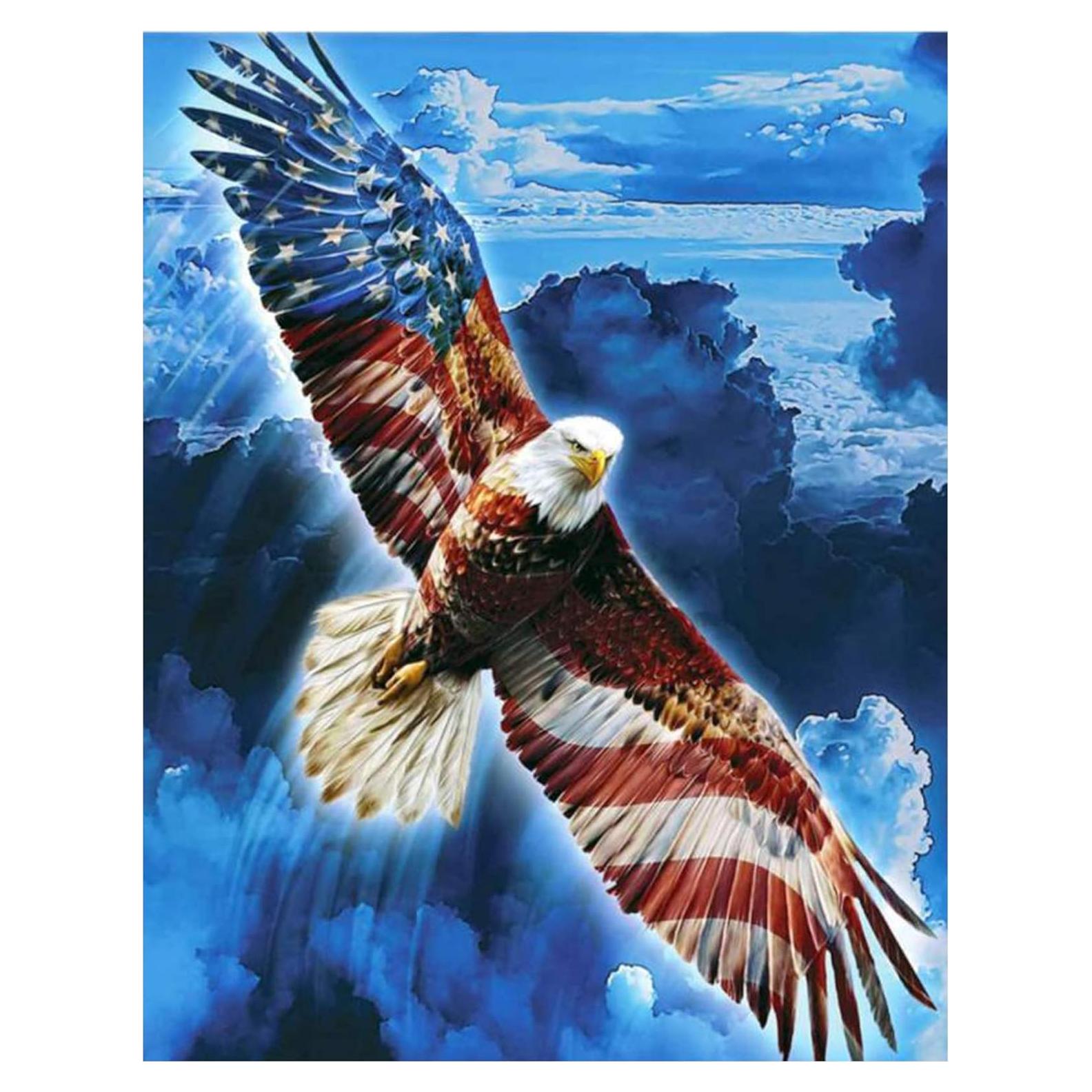 Rompecabezas 1000 Piezas Bandera Americana Vintage 76x51 cm