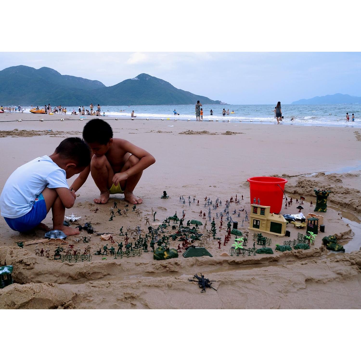 Conjunto Militar Simulado Cp-Tree 300 Piezas con Accesorios