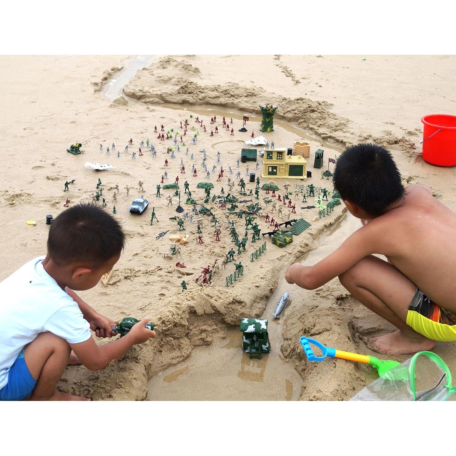 Conjunto Militar Simulado Cp-Tree 300 Piezas con Accesorios