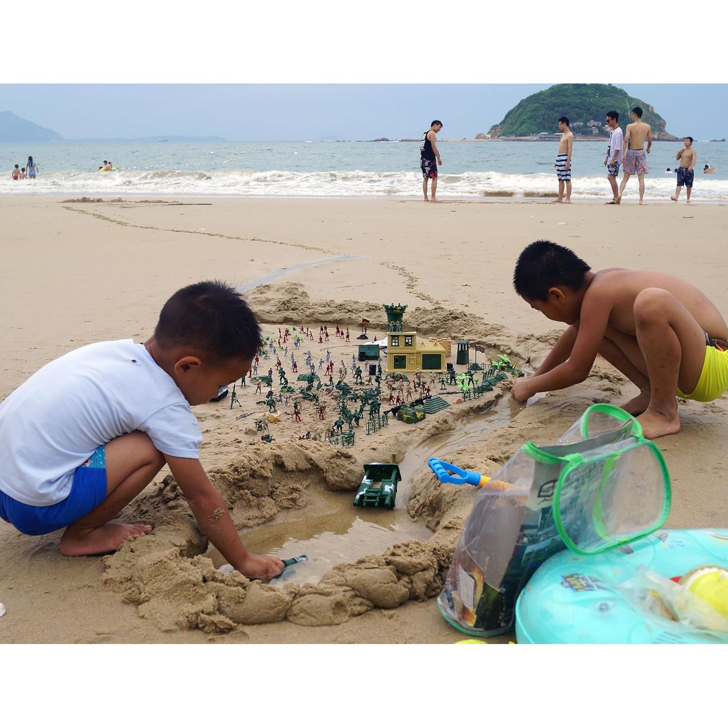 Conjunto Militar Simulado Cp-Tree 300 Piezas con Accesorios