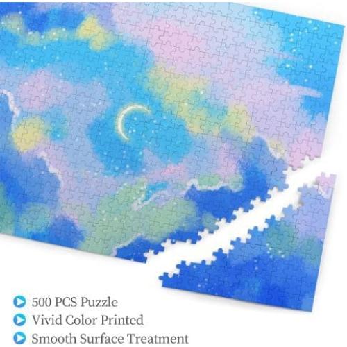 Rompecabezas de 500 Piezas GKYQJ Madera Educativo 52x38cm