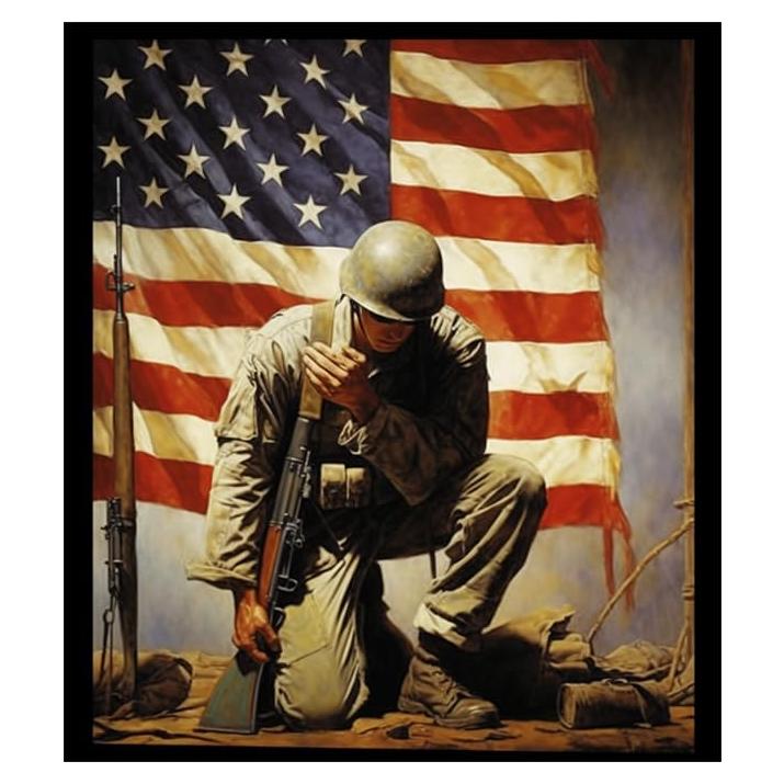 Rompecabezas de 50 Piezas Genérico Patriótico USA 20.1x15 cm