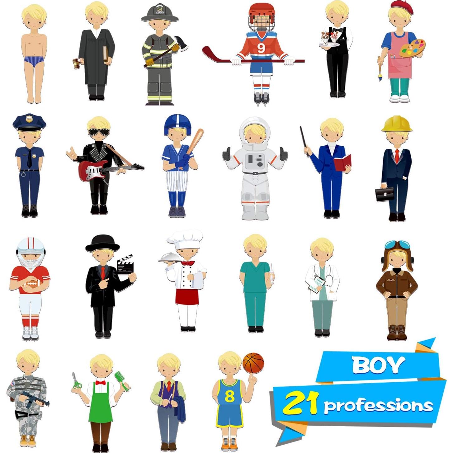 Juego de Muñecas Magnéticas SpriteGru 56 PCS para Vestir