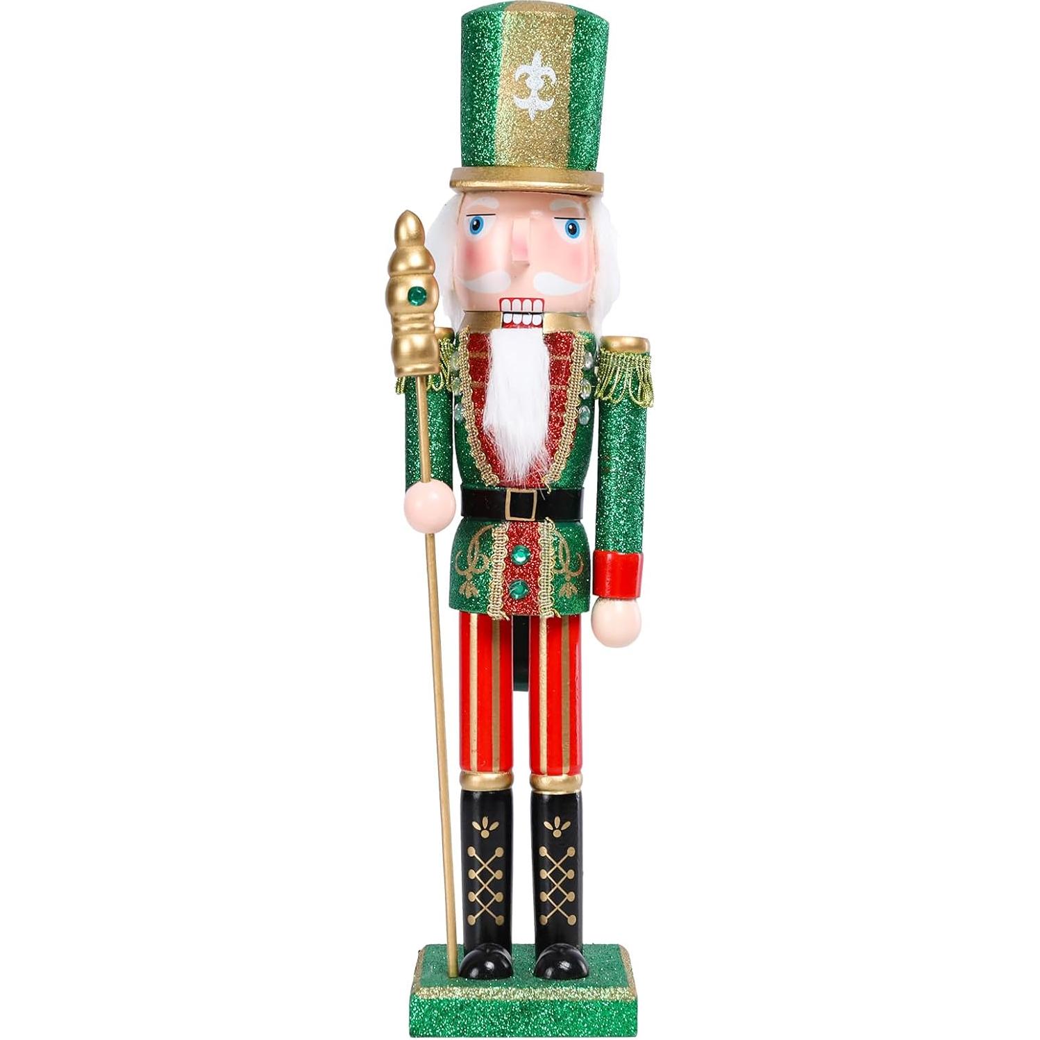 Cascanueces de Navidad WONDER GARDEN 40.64 cm Madera Turquesa