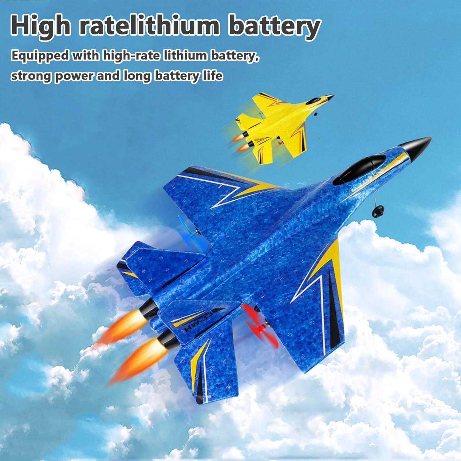 Avión RC Vinitezz Modelo RC816 con Luces LED Azul