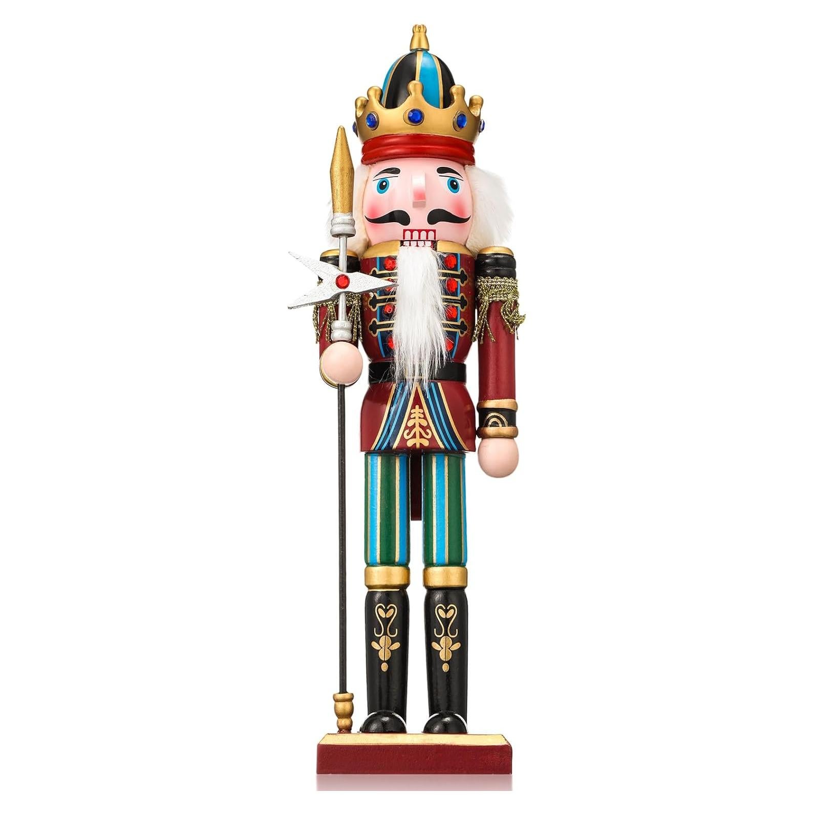 Muñeco de Madera Cascanueces Karenhi 38 cm Tradicional