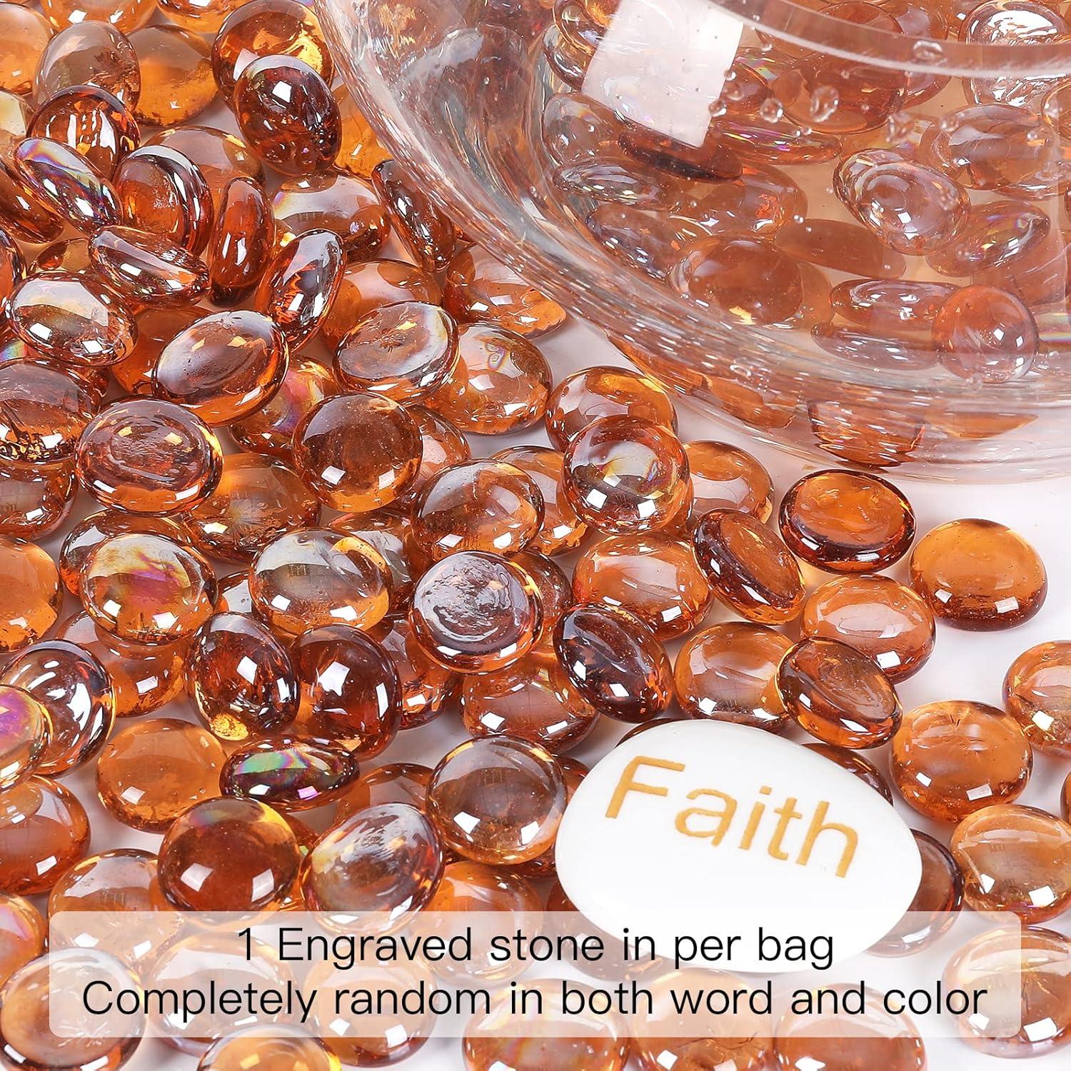 Perlas de Vidrio Ausluru 2,27kg Ámbar para Decoración