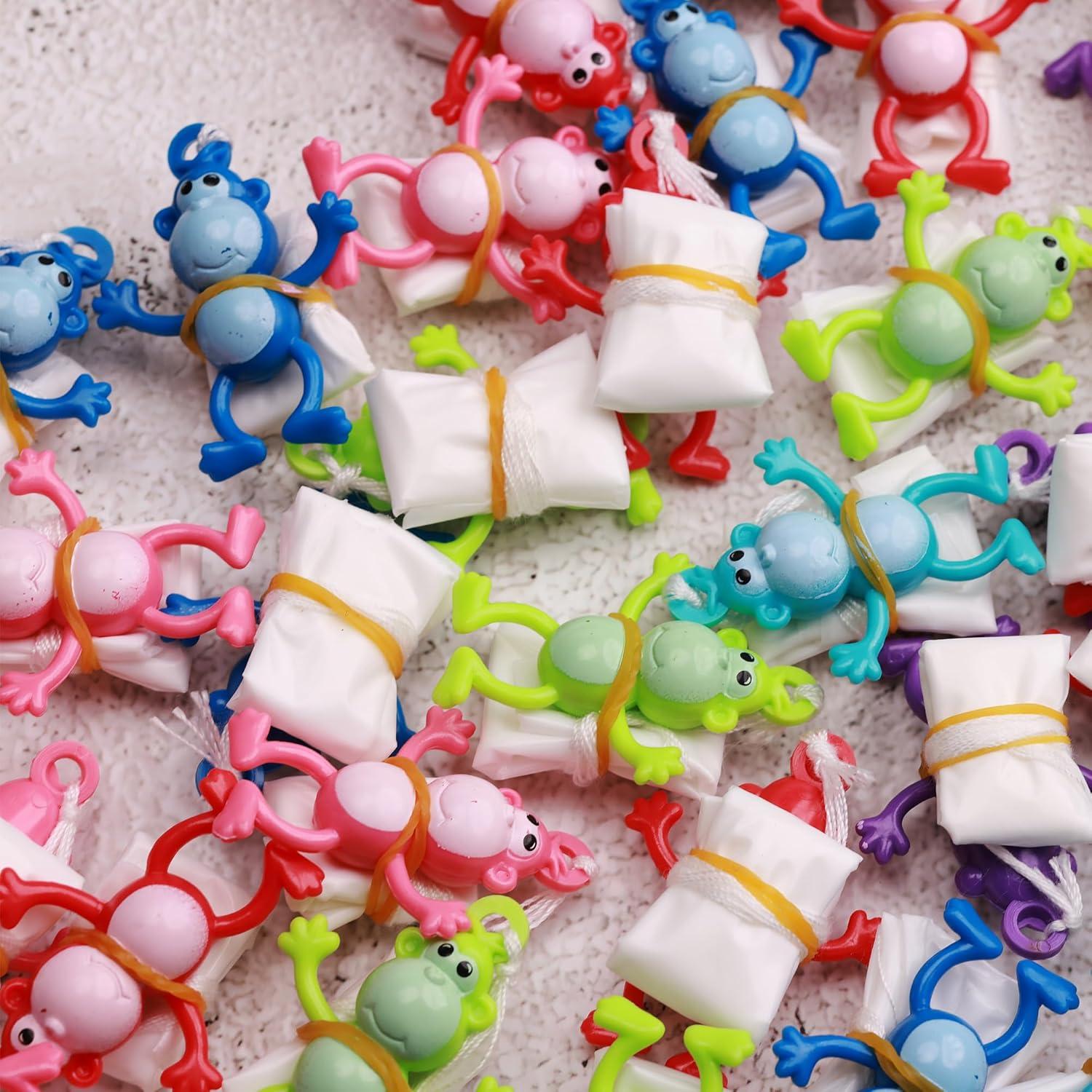Juguetes de Paracaídas Monos 12 Piezas Multicolor para Niños