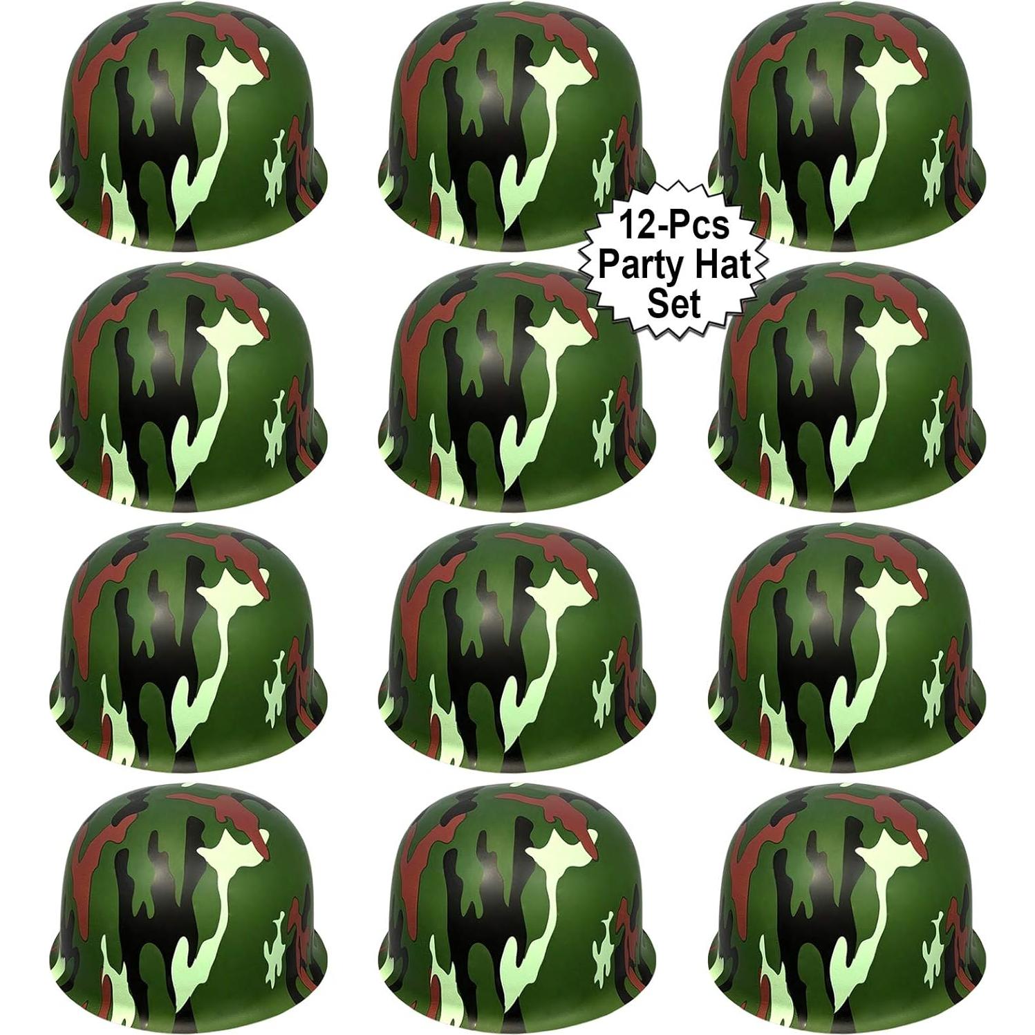 Casco de Ejército Anapoliz para Niños - 12 Piezas Camuflaje