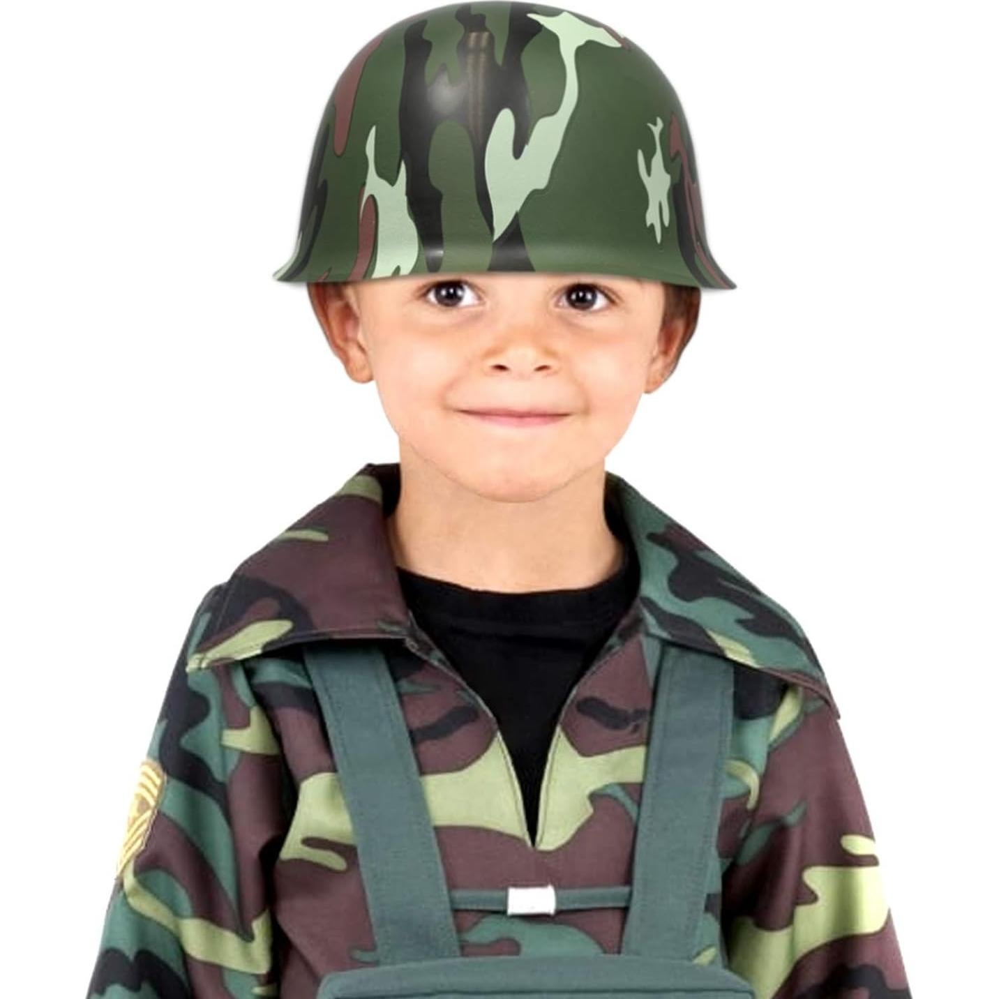 Casco de Ejército Anapoliz para Niños - 12 Piezas Camuflaje