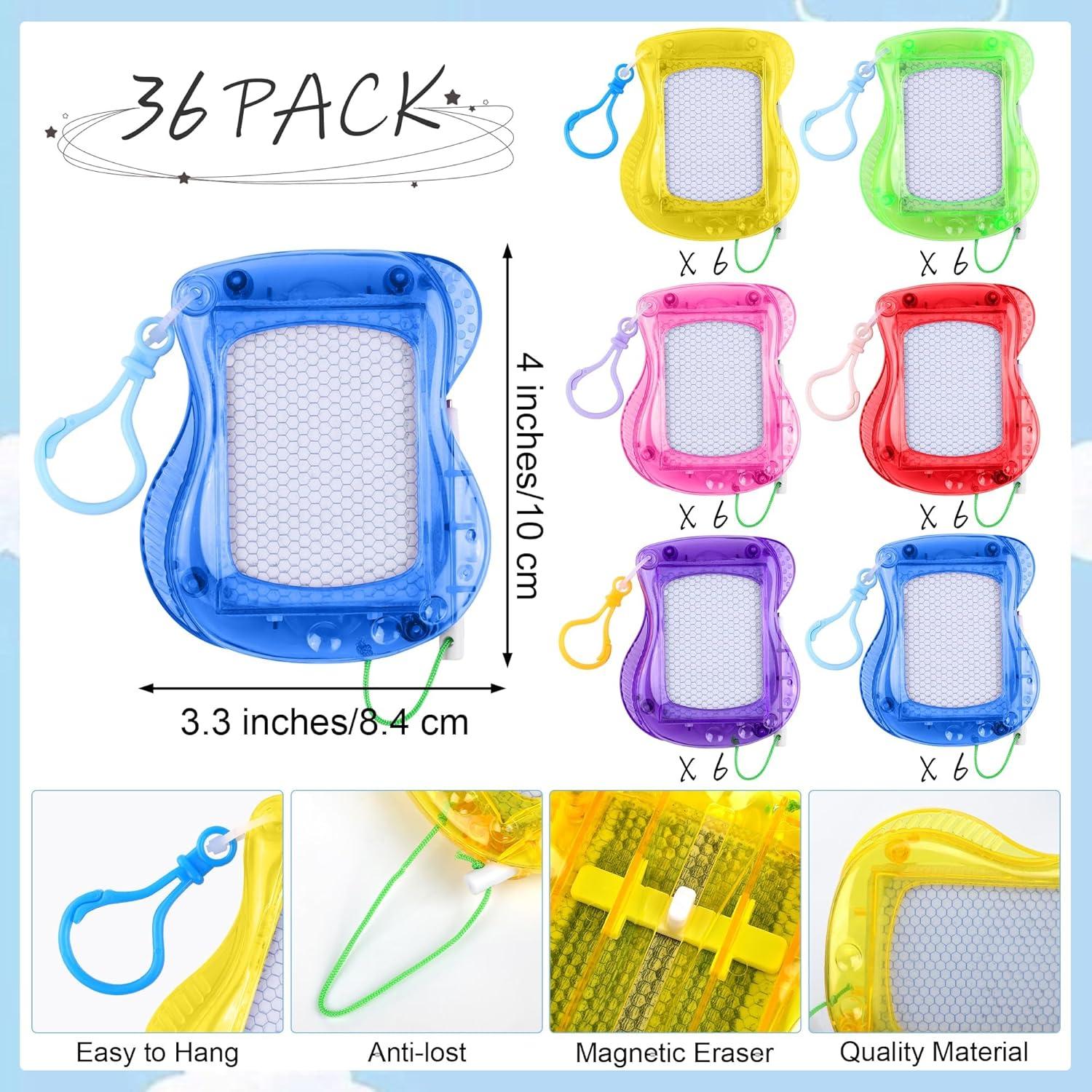 Set de 36 Mini Pizarras Magnéticas Aodaer 10x8.4 cm