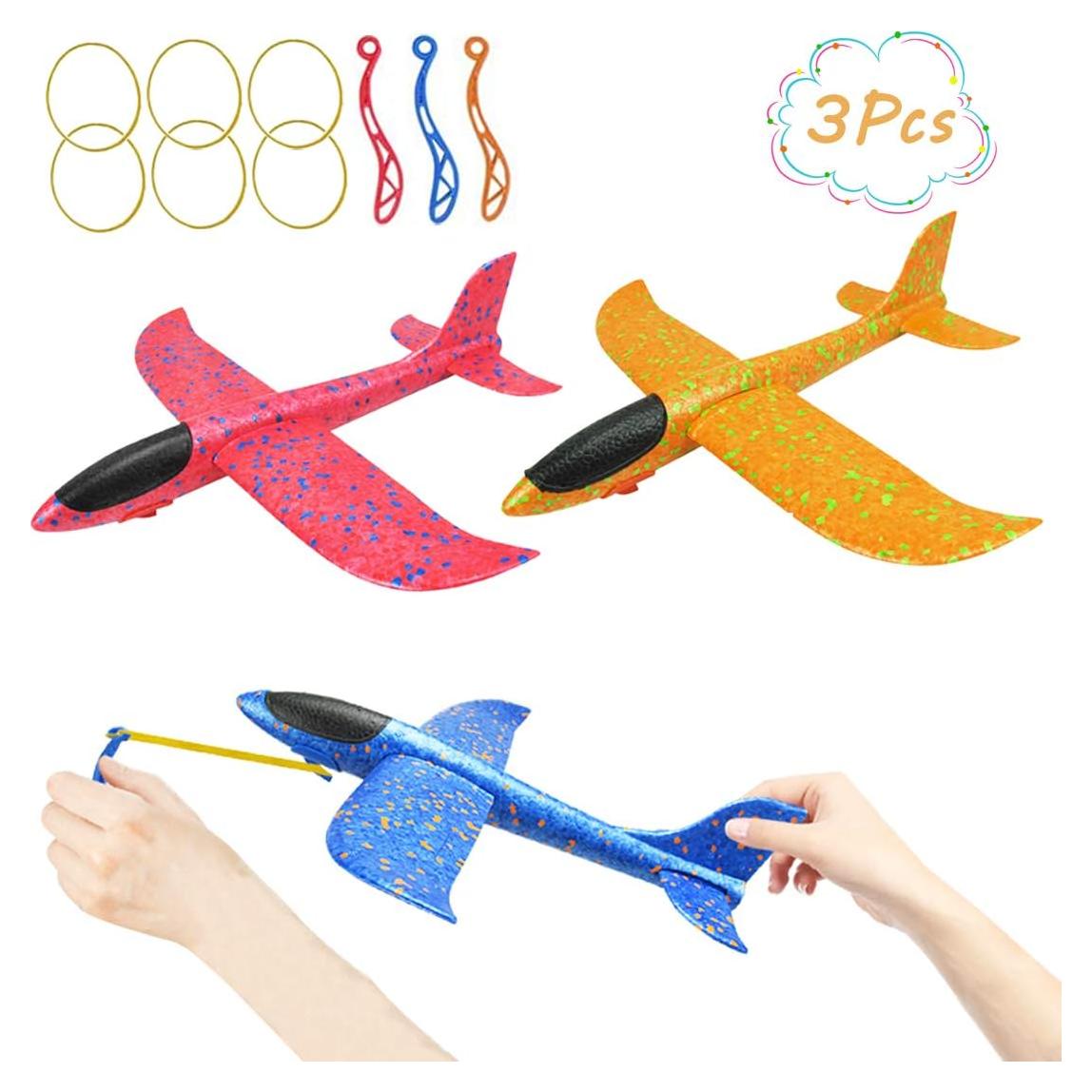Paquete de 3 Aviones Lanzadores DC-BEAUTIFUL 34.5 cm