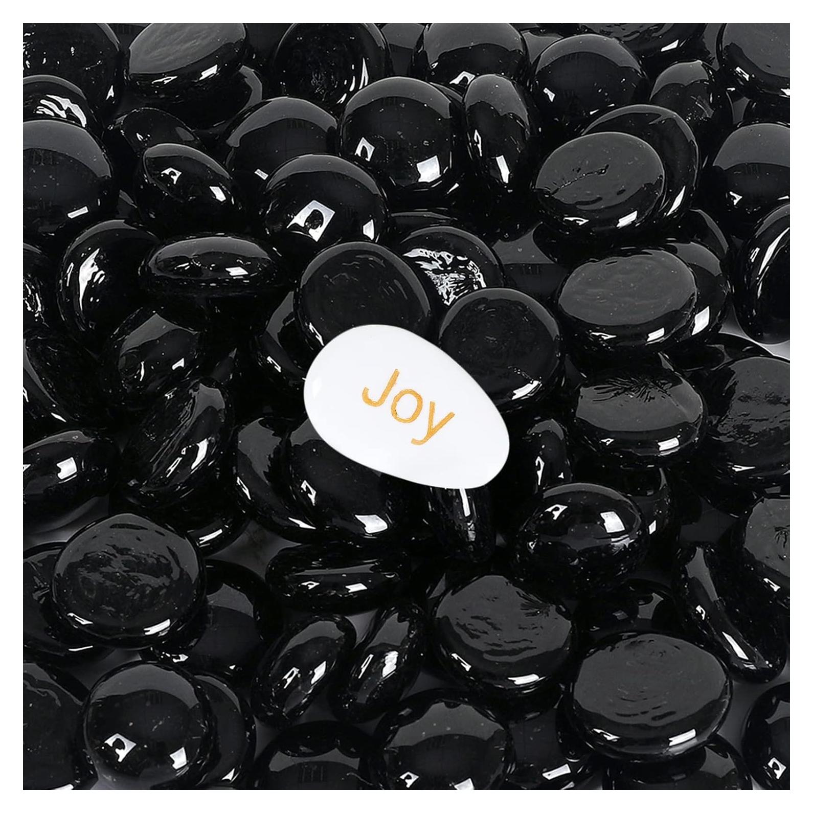 Perlas de Vidrio Ausluru 2.27kg Negro para Decoración