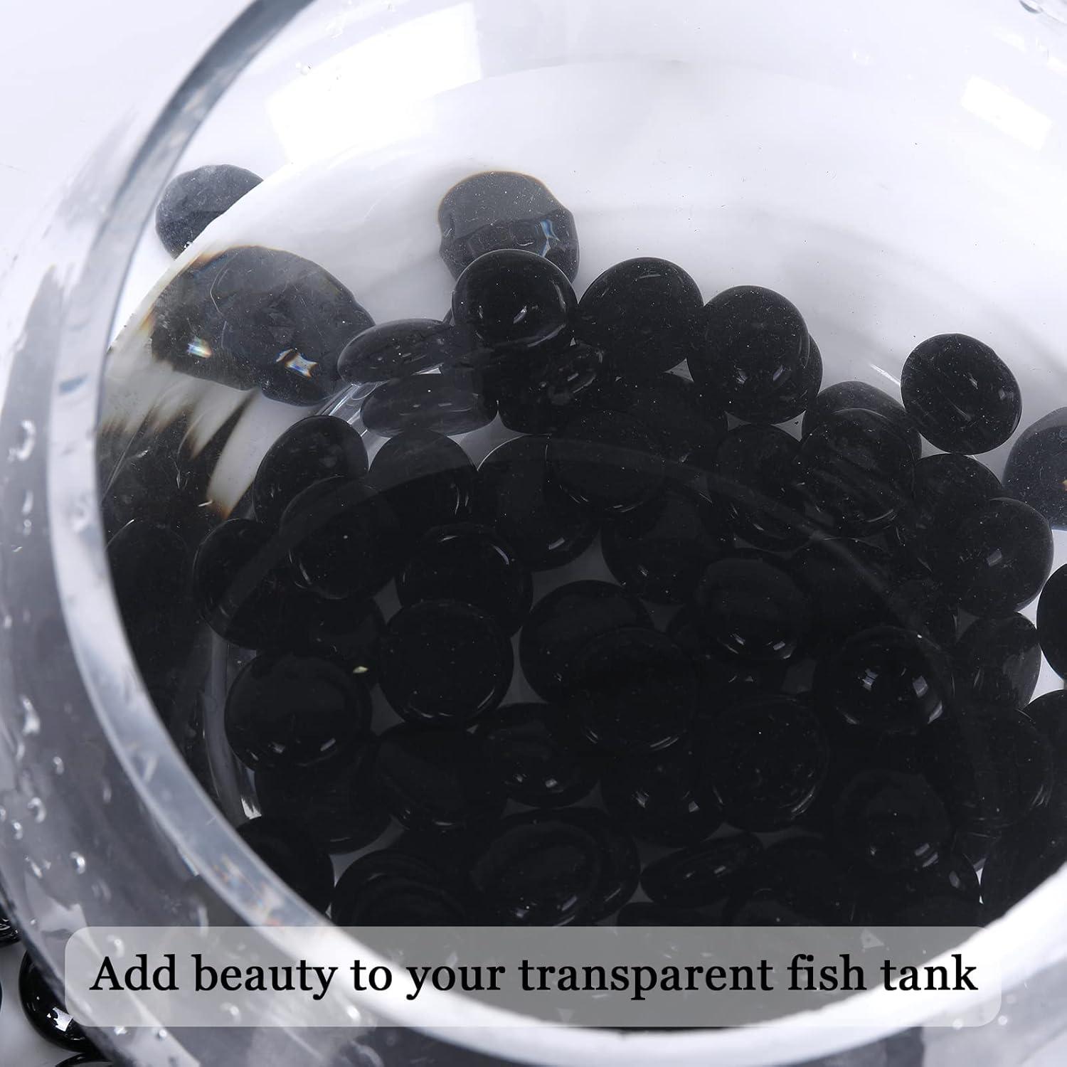 Perlas de Vidrio Ausluru 2.27kg Negro para Decoración