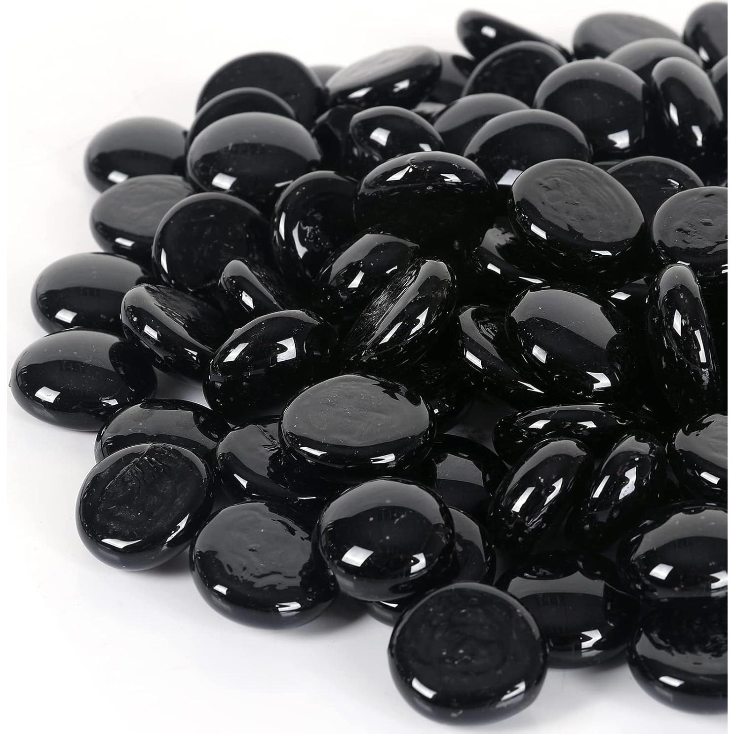 Perlas de Vidrio Ausluru 2.27kg Negro para Decoración