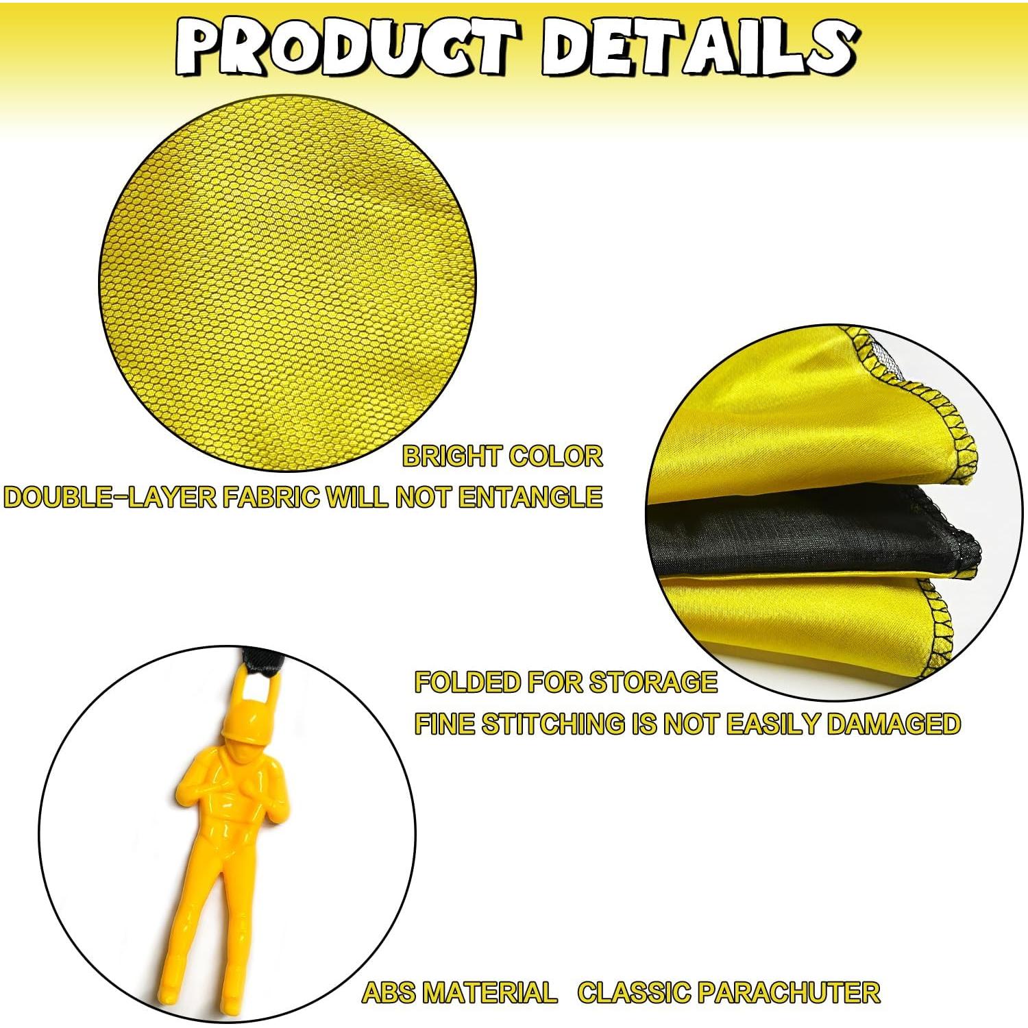 Juguetes Paracaídas Jishi para Niños - Paquete de 6 Unidades