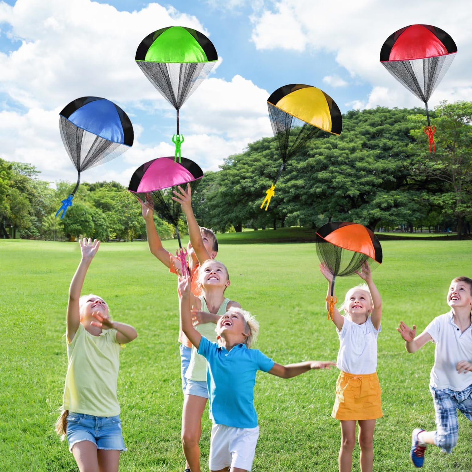 Juguetes Paracaídas Jishi para Niños - Paquete de 6 Unidades