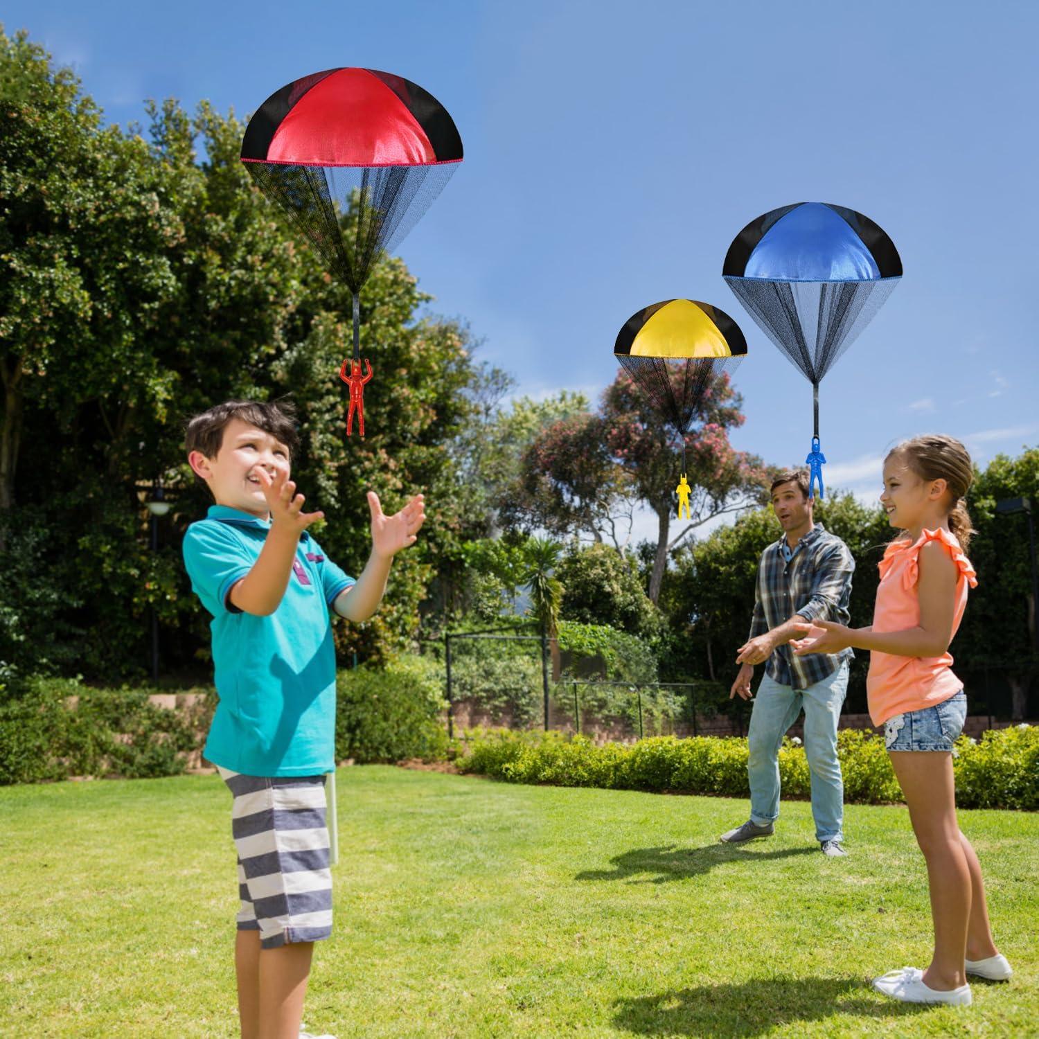Juguetes Paracaídas Jishi para Niños - Paquete de 6 Unidades