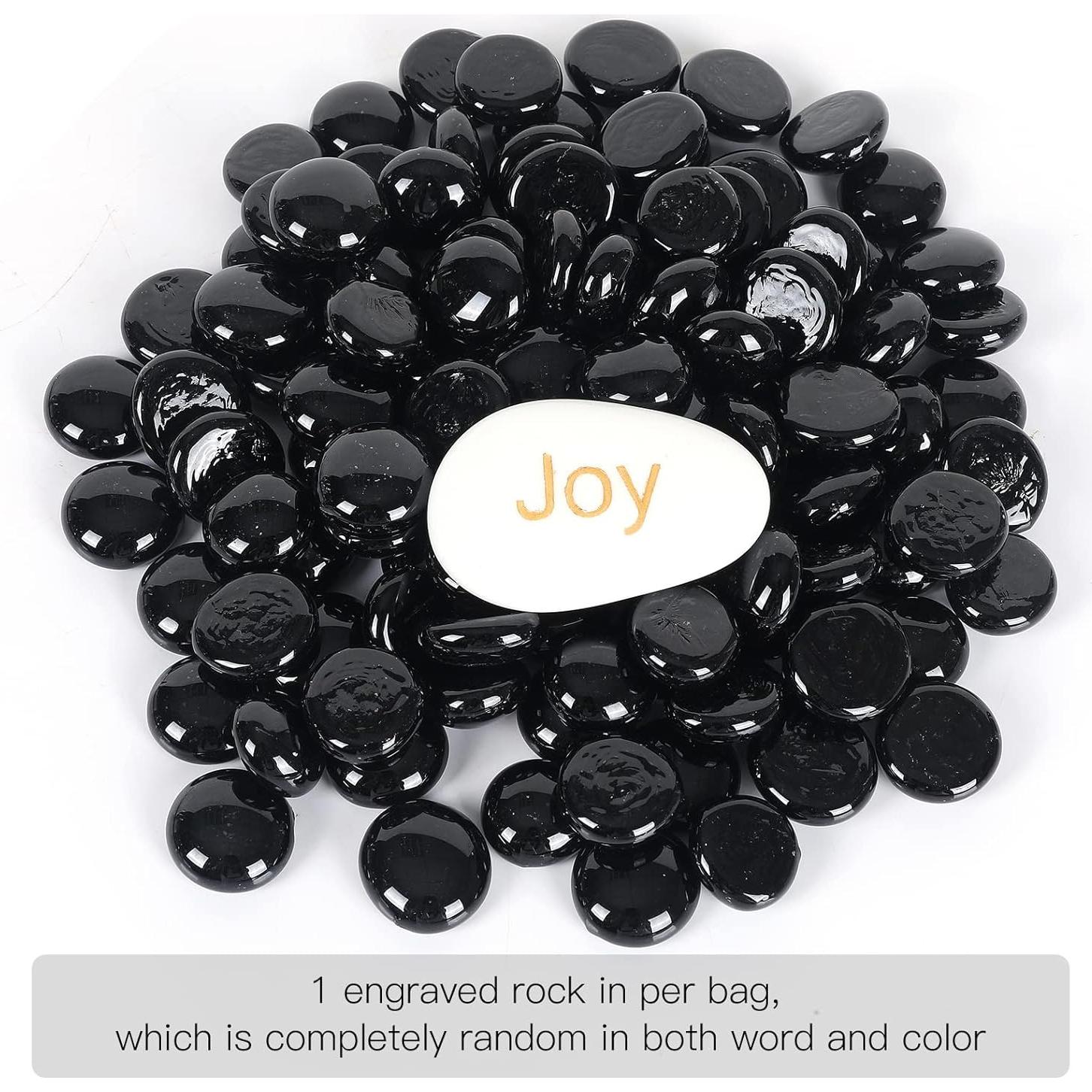 Perlas de Vidrio Ausluru 4,99 kg Negro para Decoración