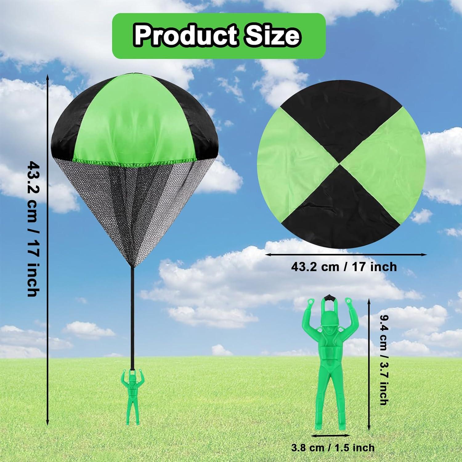 25 Juguetes Paracaídas Exinddea para Niños al Aire Libre