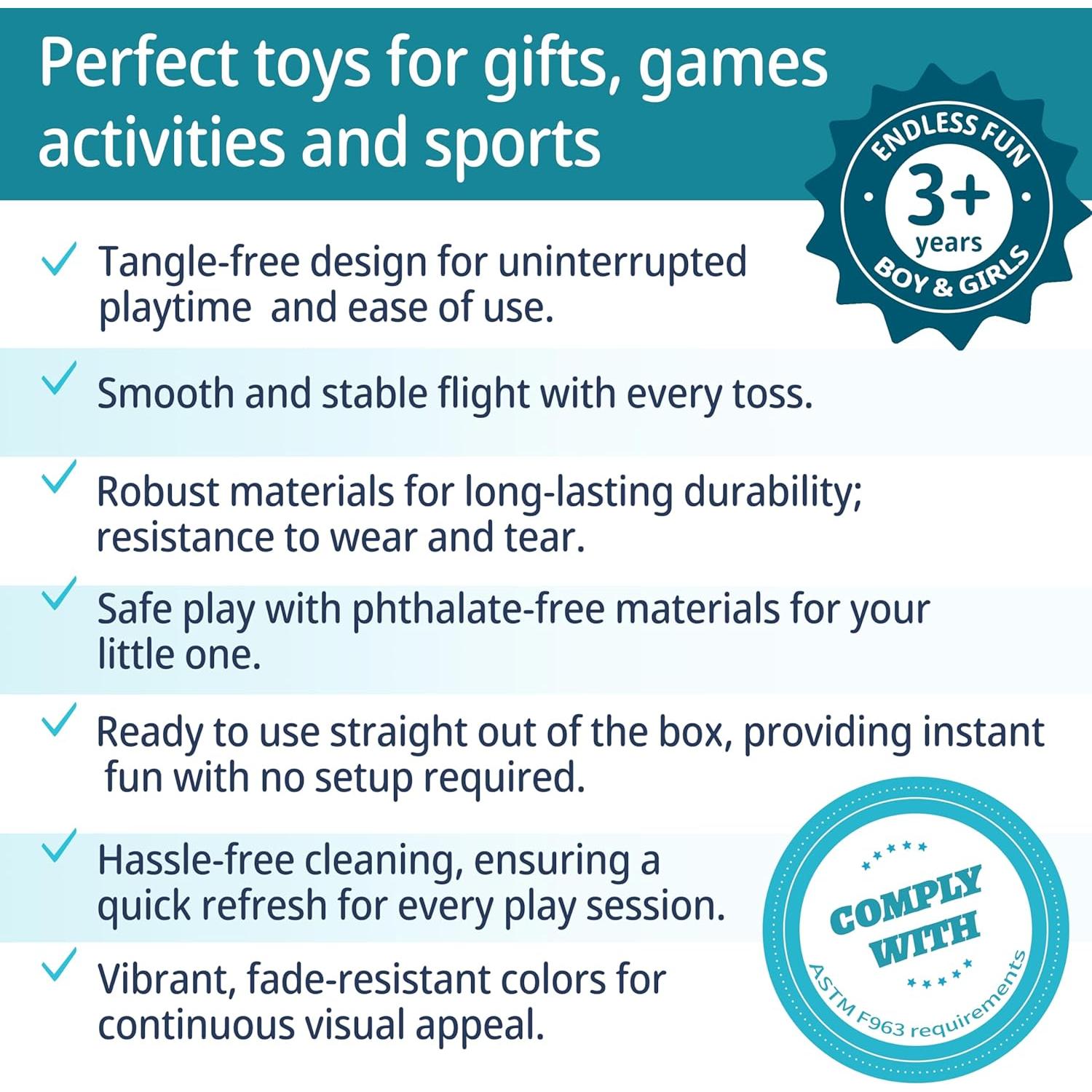 Juguetes de Paracaídas Yeeeasy 4 Pcs para Niños 3 a 12 Años