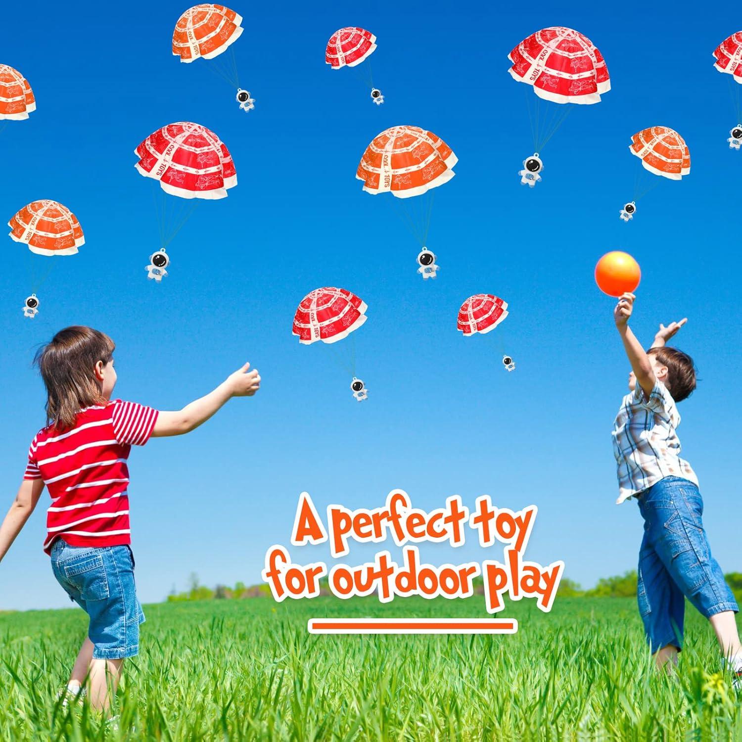 Jerify 48 Mini Paracaidistas Astronautas Juguete Volador