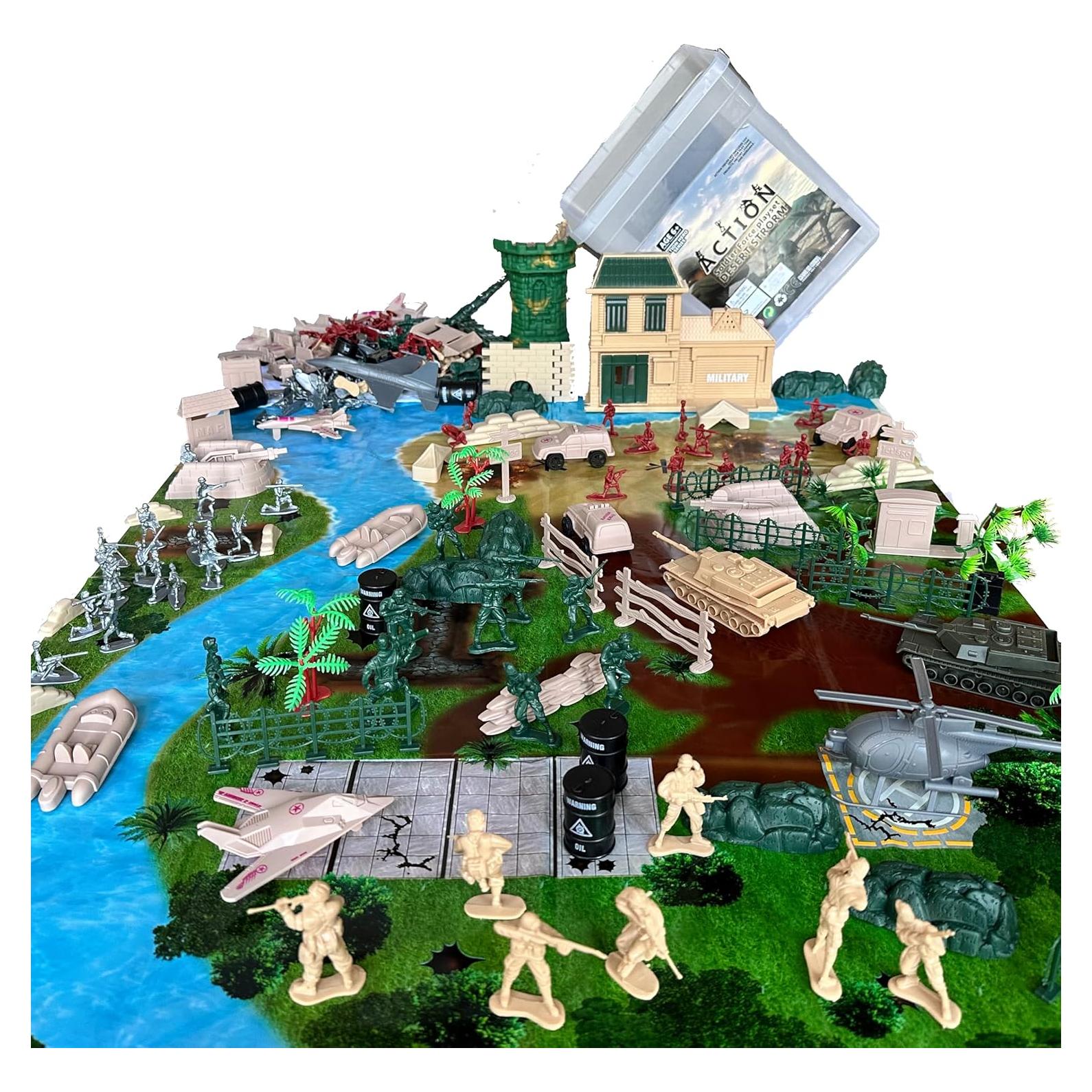 Juego de Batalla de Soldados de Juguete Easyway 250 pcs