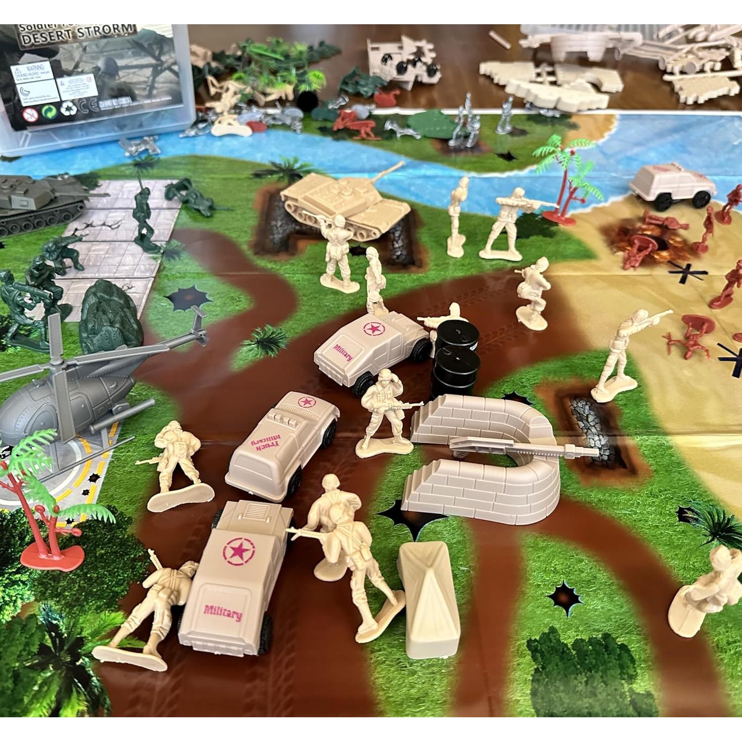 Juego de Batalla de Soldados de Juguete Easyway 250 pcs