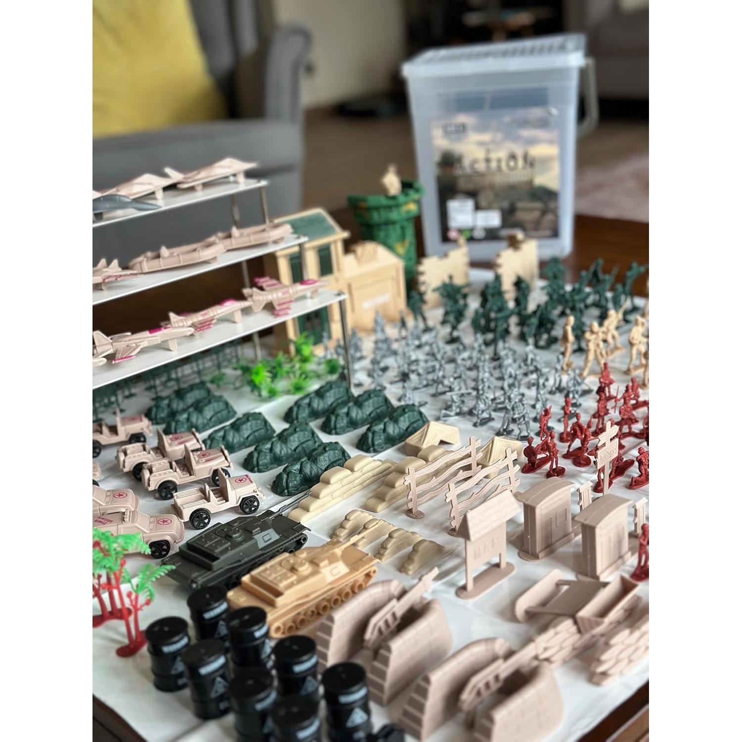 Juego de Batalla de Soldados de Juguete Easyway 250 pcs