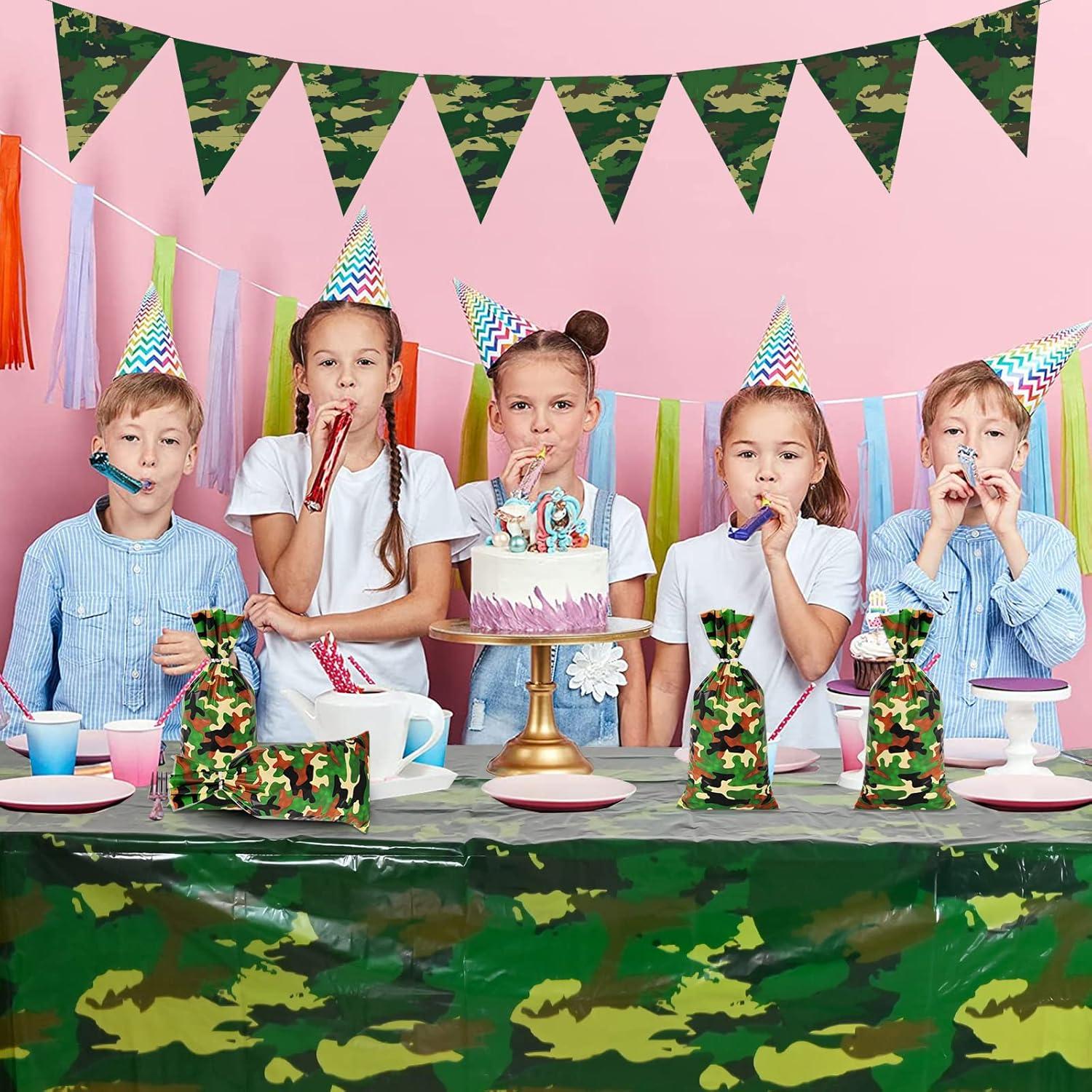 Bolsas de Golosinas Camuflaje 100 Pcs Lecpeting 27x13 cm