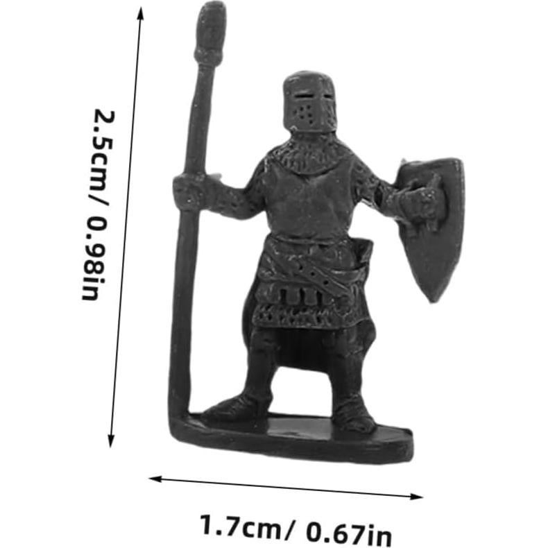 Milisten 200 Figuras de Soldados en Miniatura para Modelos