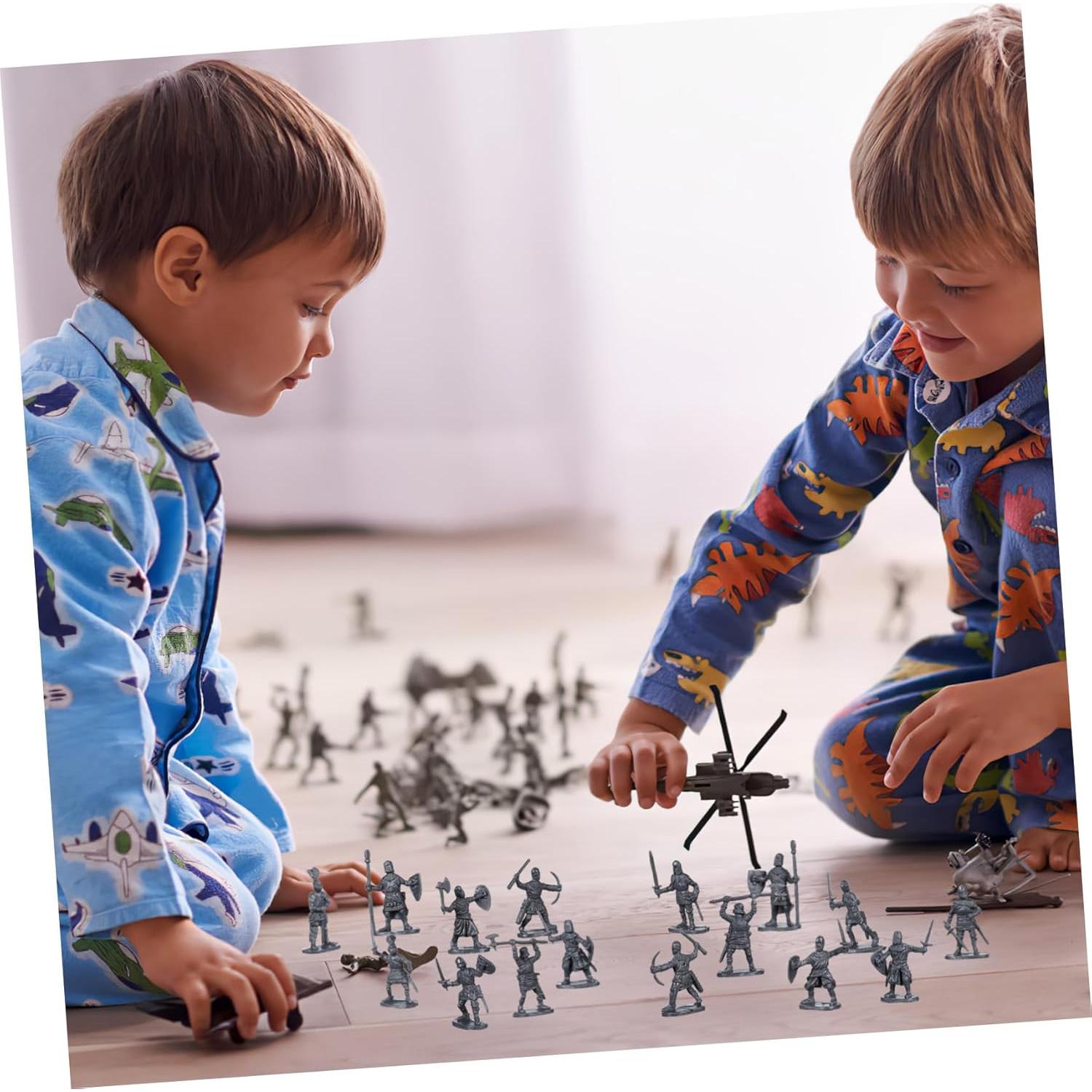 Milisten 200 Figuras de Soldados en Miniatura para Modelos