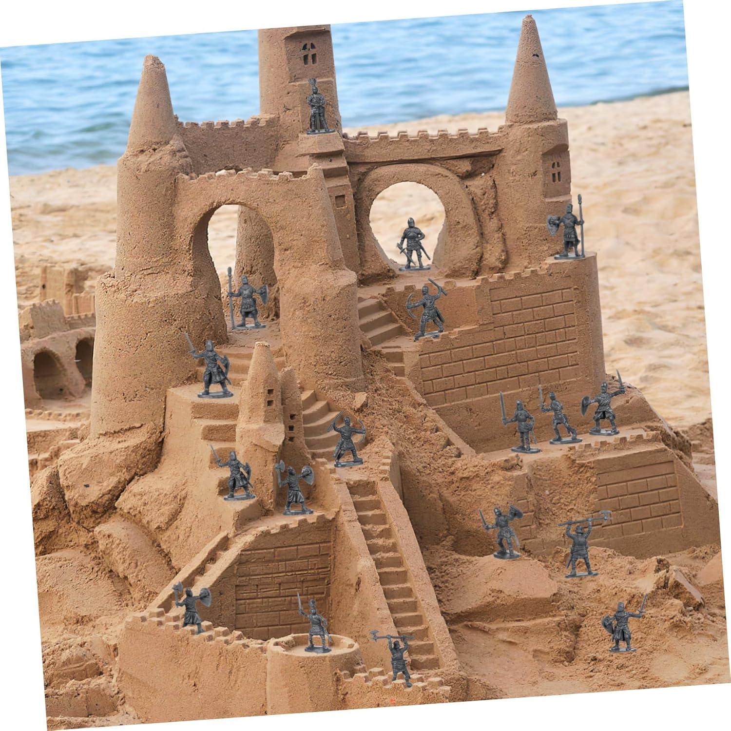 Milisten 200 Figuras de Soldados en Miniatura para Modelos