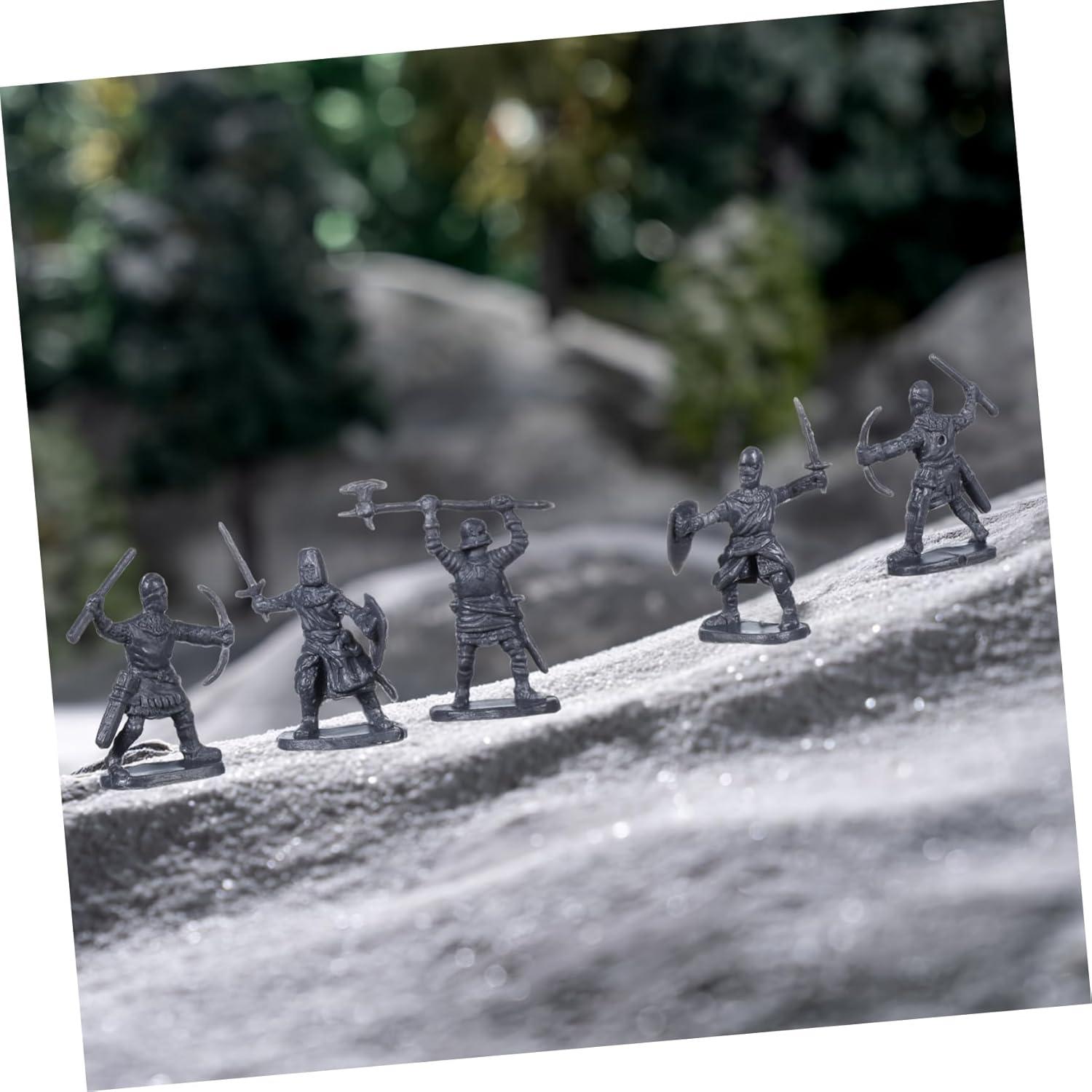 Milisten 200 Figuras de Soldados en Miniatura para Modelos