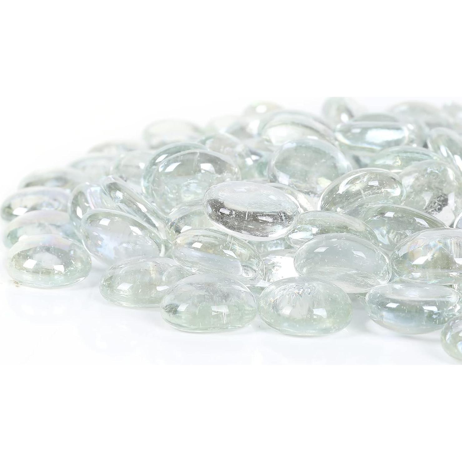 Perlas de Vidrio Ausluru 2,27 kg Transparentes para Decoración