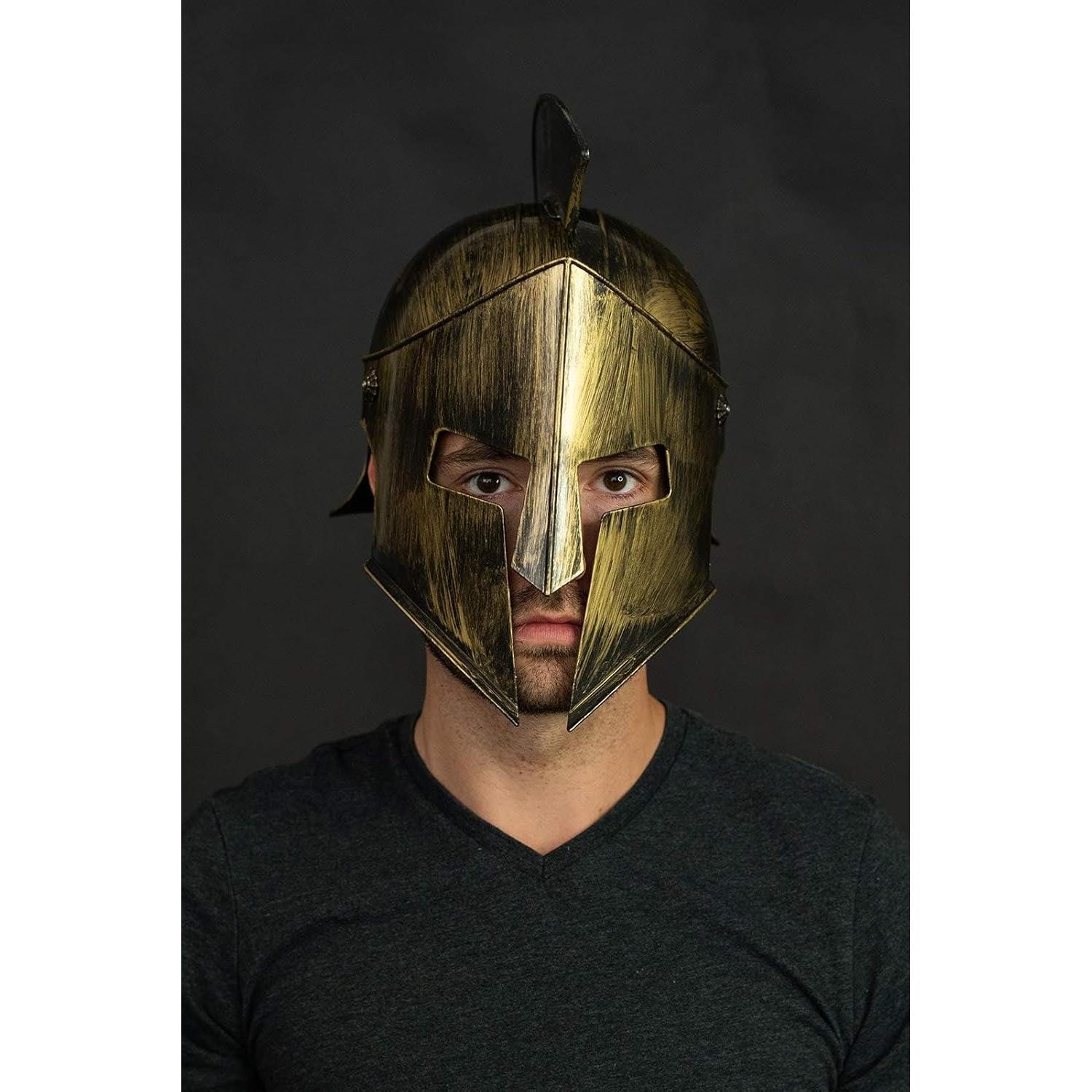 Casco de Gladiador Adulto Nicky Bigs Novelties Dorado