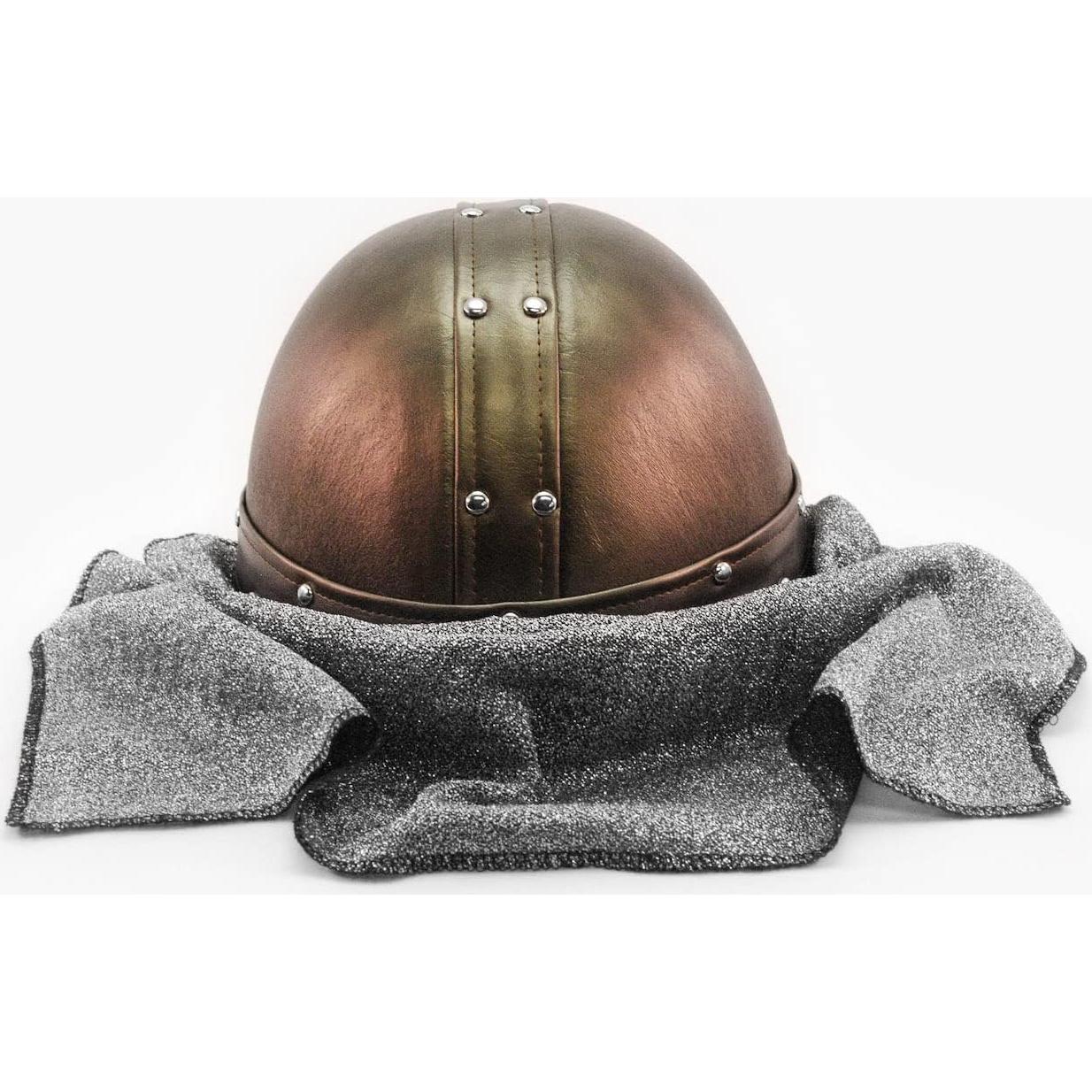 Casco de Caballero Grim Reapers - Acabado Metálico con Drapeado