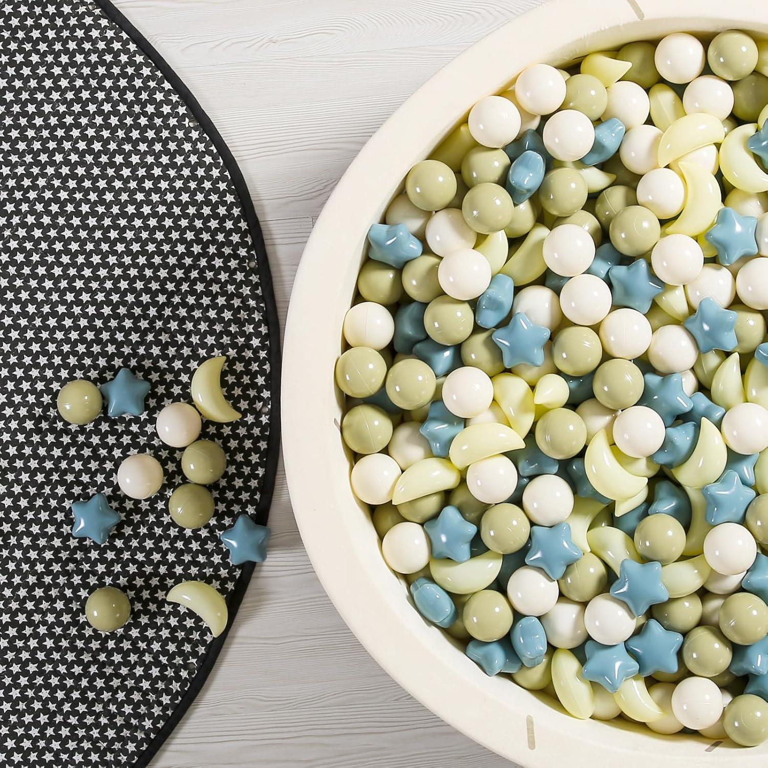 Bolas de Piscina GOGOSO 100PCS Estrellas y Lunas