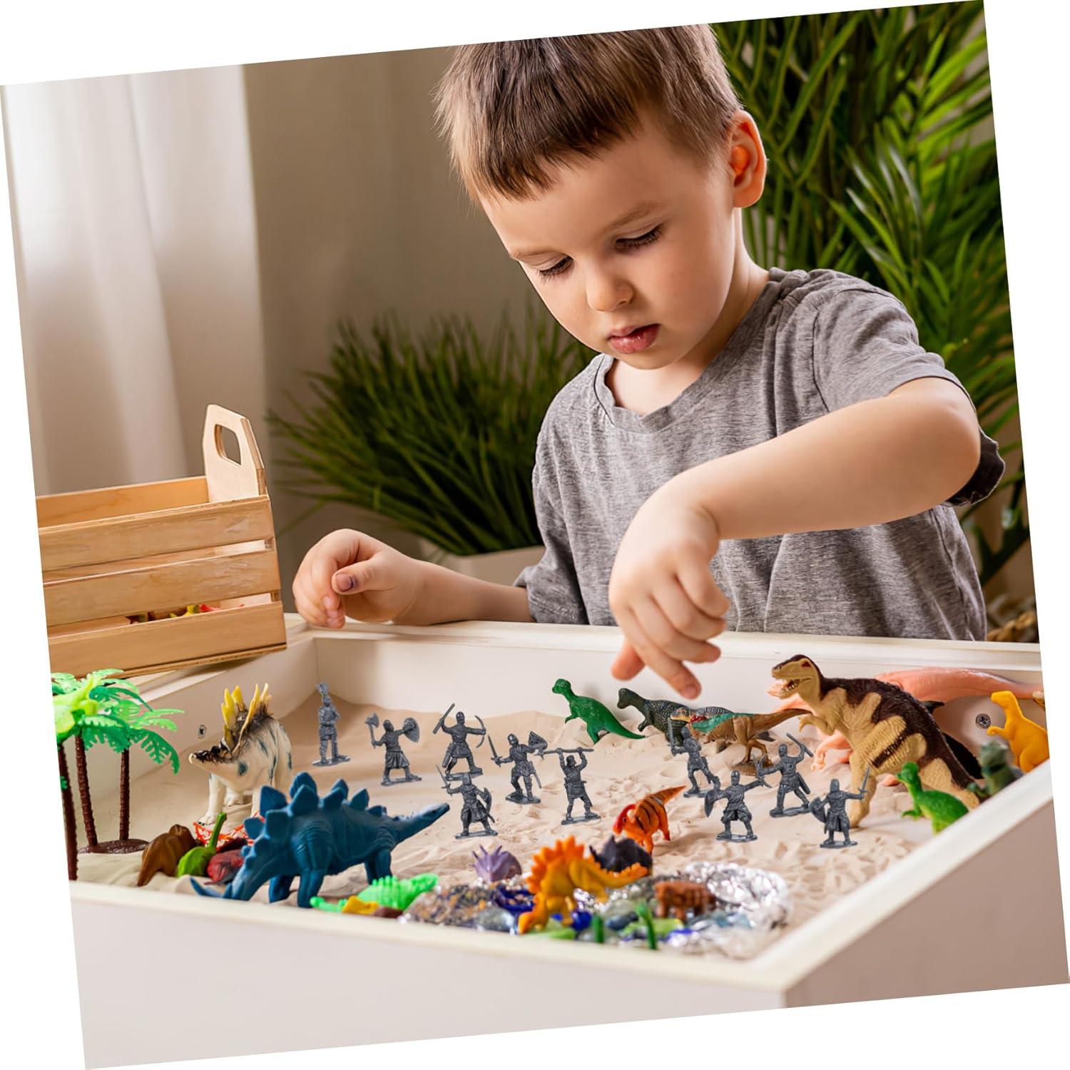 Figuras en Miniatura YARNOW 200pcs Soldados Medievales 2.5cm