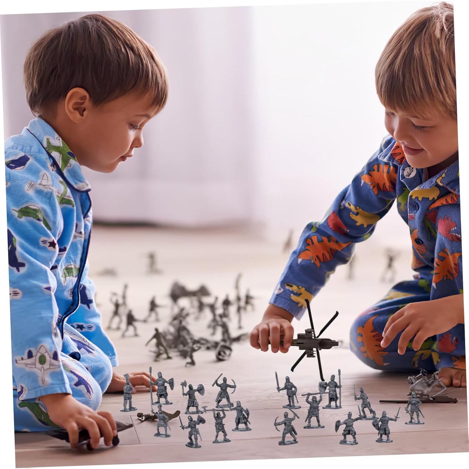 Figuras en Miniatura YARNOW 200pcs Soldados Medievales 2.5cm