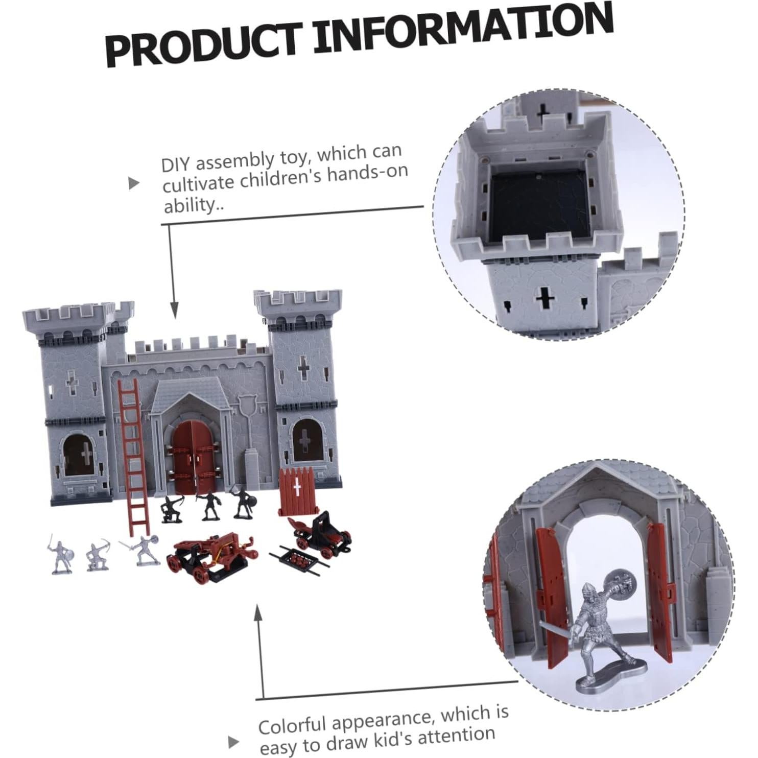 Juguete Educativo Castillo DIY Abaodam 36x25.5 cm para Niños