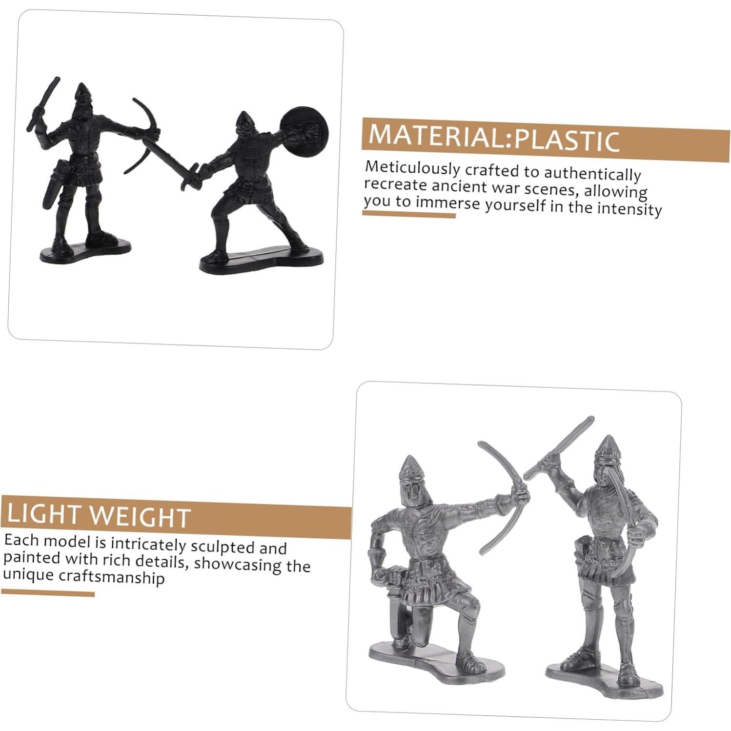 Figuras de Acción Soldados Antiguos VICASKY 60pcs Medievales