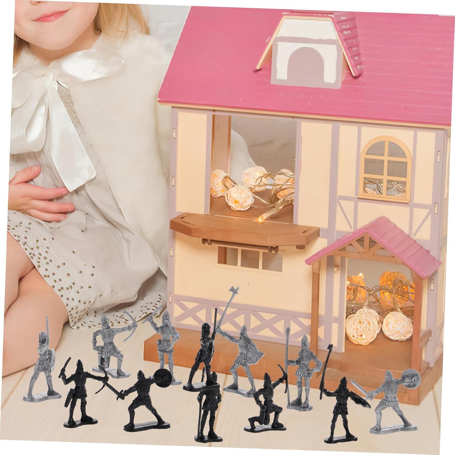 Figuras de Acción Soldados Antiguos VICASKY 60pcs Medievales