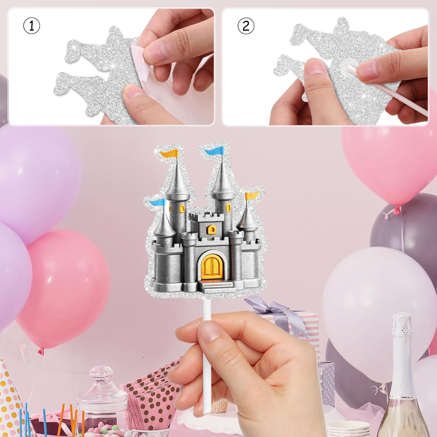 18pcs Medieval Cupcake Toppers Set Happy Birthday Armor, Castle Dessert Decoration, Medieval Renaissance Party, Boy and Girl Birthday Party, or Baby Shower Decoration, Birthday Gifts for Kids. LIANGSS