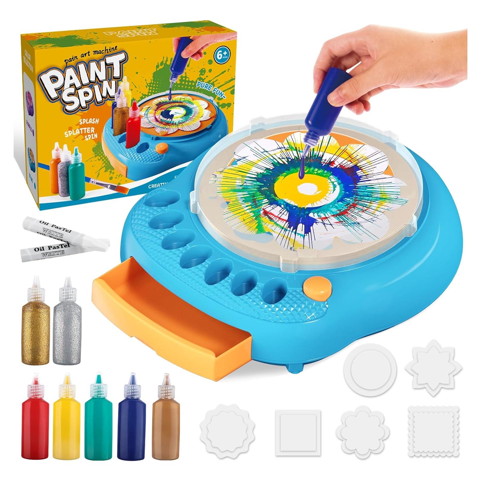 Kit de Pintura Giratoria TingingYuli para Niños 6-12 Años