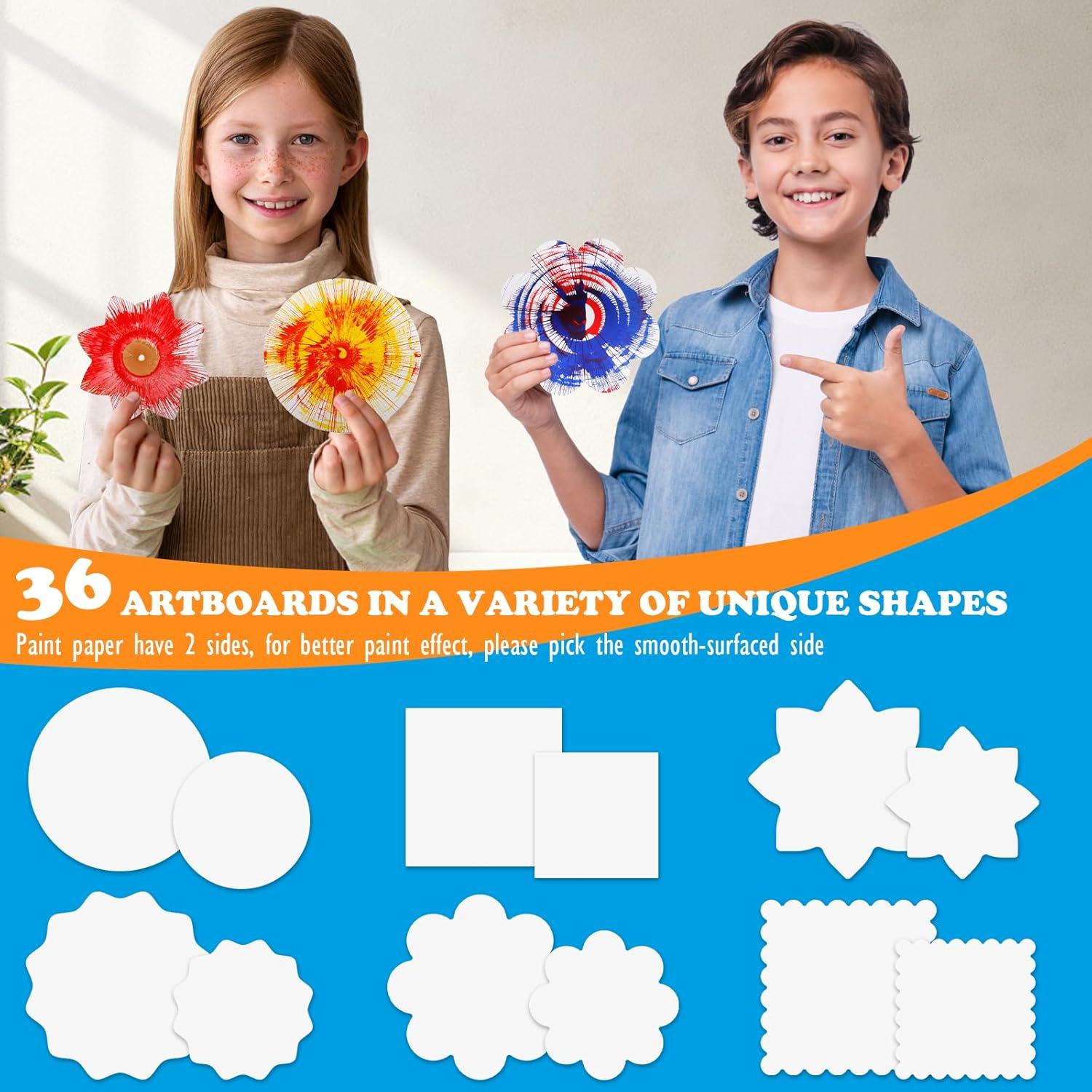 Kit de Pintura Giratoria TingingYuli para Niños 6-12 Años