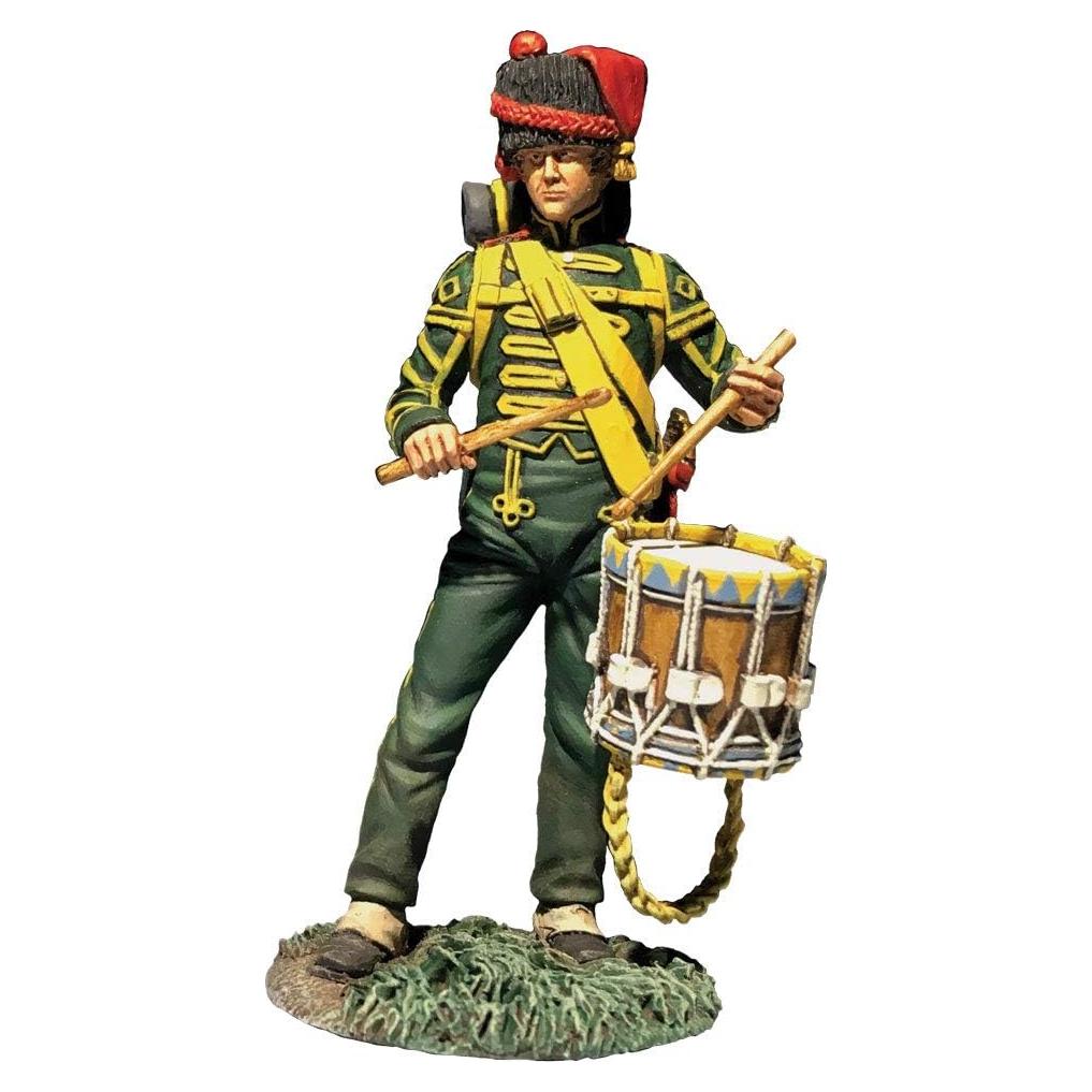Figurita Tamborilero Británico de Nassau 1815 W. Britains 6.03 cm