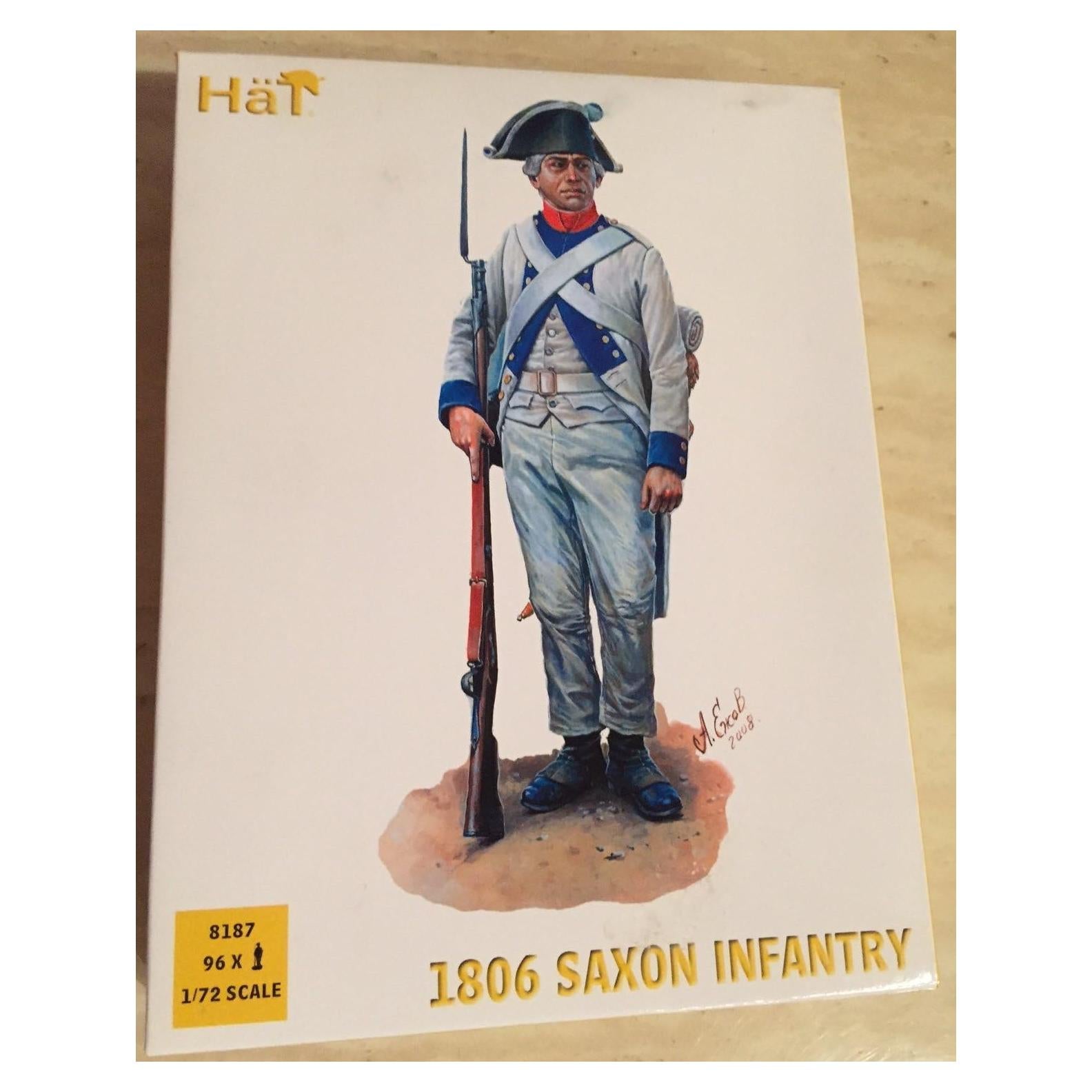 Miniaturas Históricas Infantería Sajona Napoleónica 1806 1/72 HäT