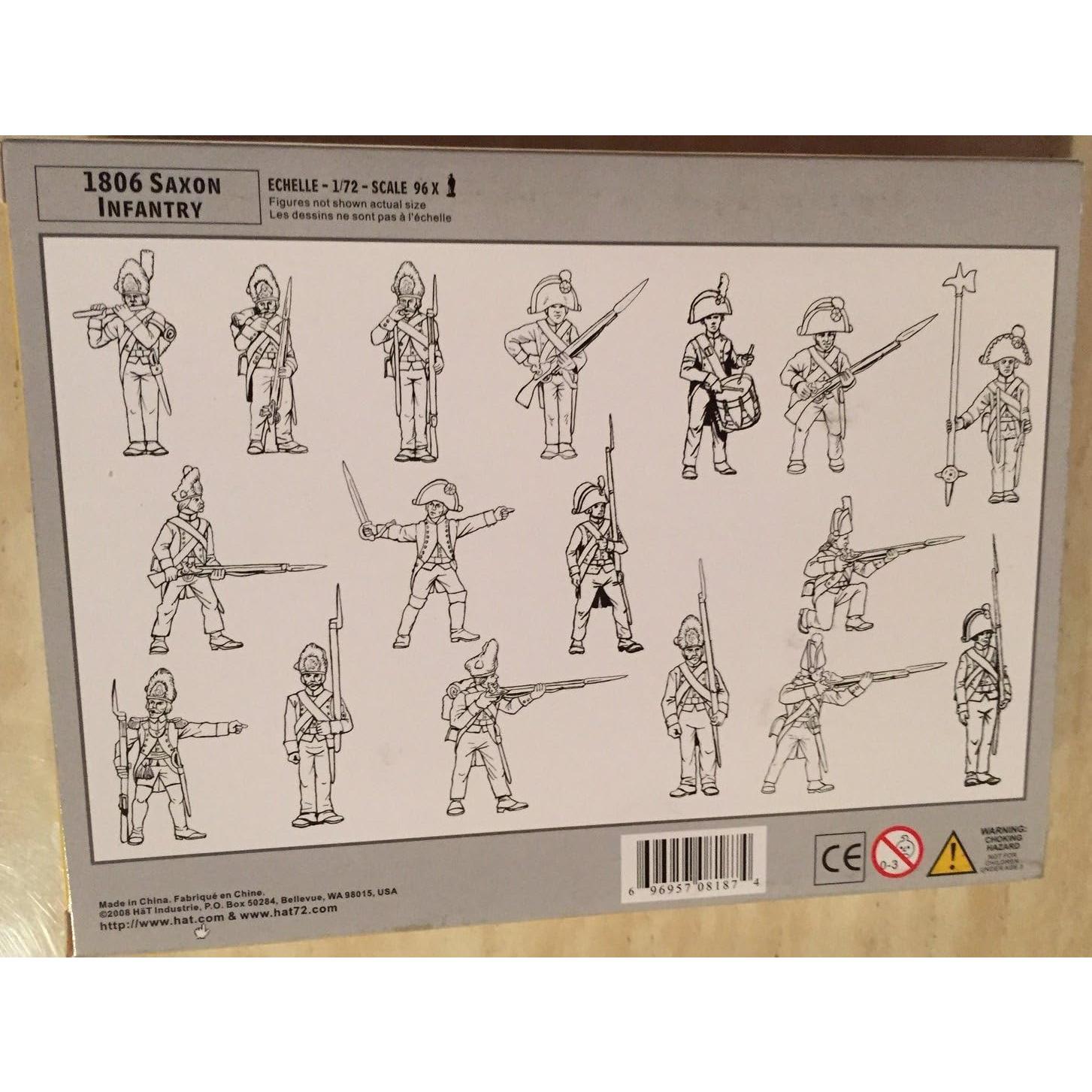 Miniaturas Históricas Infantería Sajona Napoleónica 1806 1/72 HäT